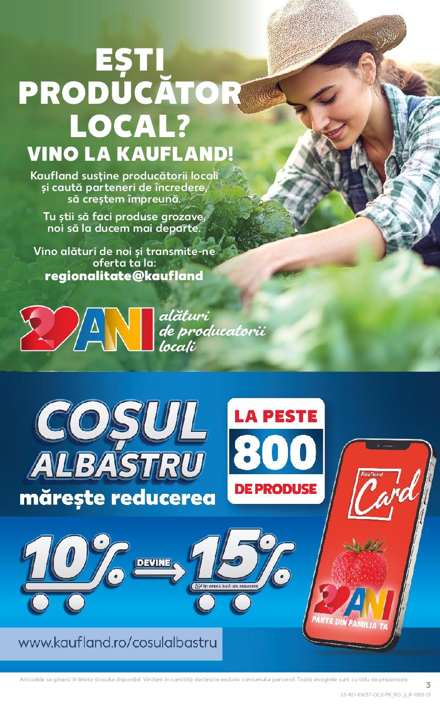 kaufland - Catalog Kaufland online – oferte valabile din 10.09. - page: 3 kaufland - Catalog Kaufland online – oferte valabile din 10.09. - page: 3