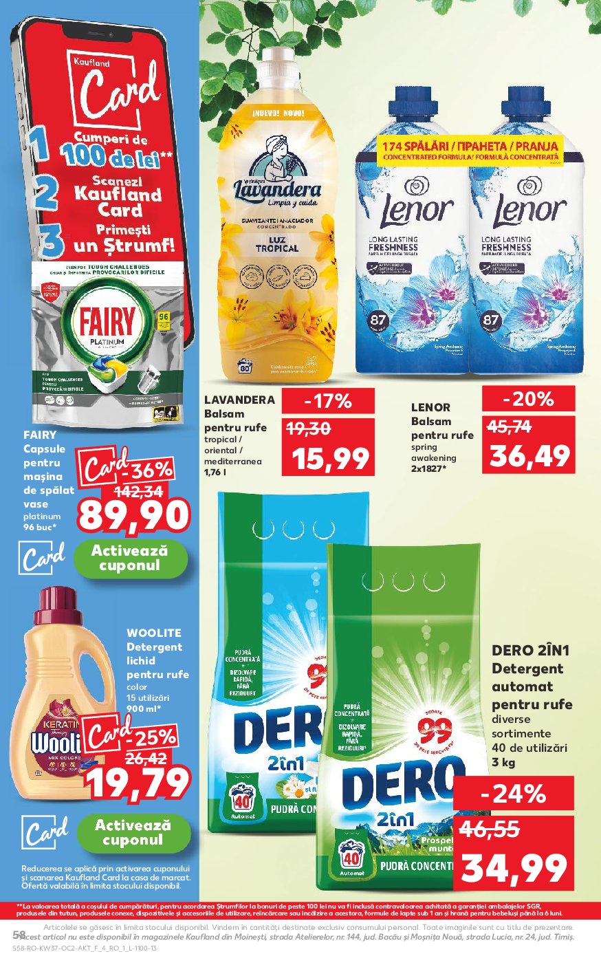 kaufland - Catalog Kaufland online – oferte valabile din 10.09. - page: 58 kaufland - Catalog Kaufland online – oferte valabile din 10.09. - page: 58