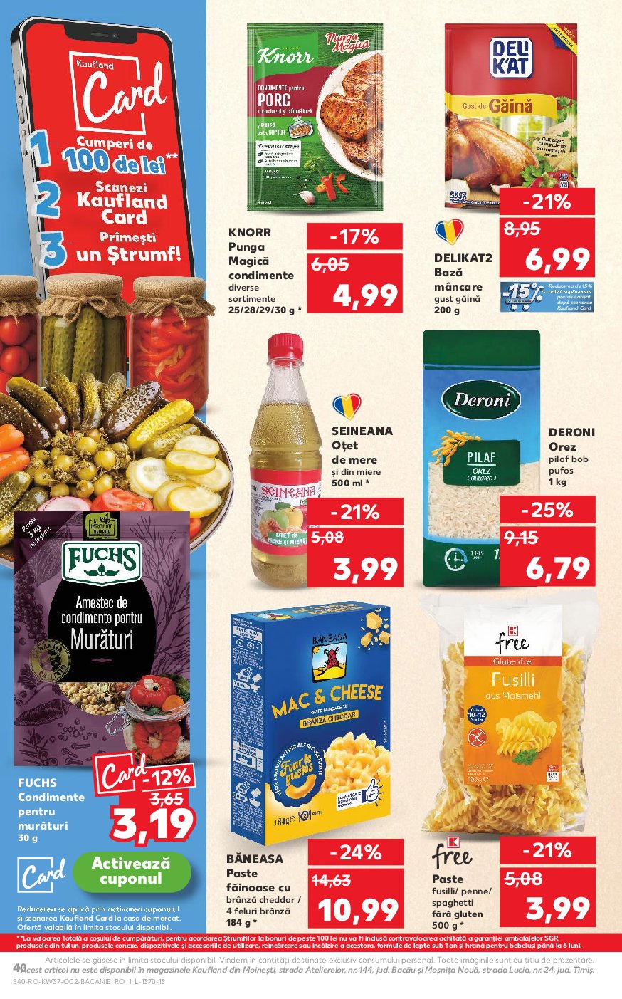kaufland - Catalog Kaufland online – oferte valabile din 10.09. - page: 40 kaufland - Catalog Kaufland online – oferte valabile din 10.09. - page: 40