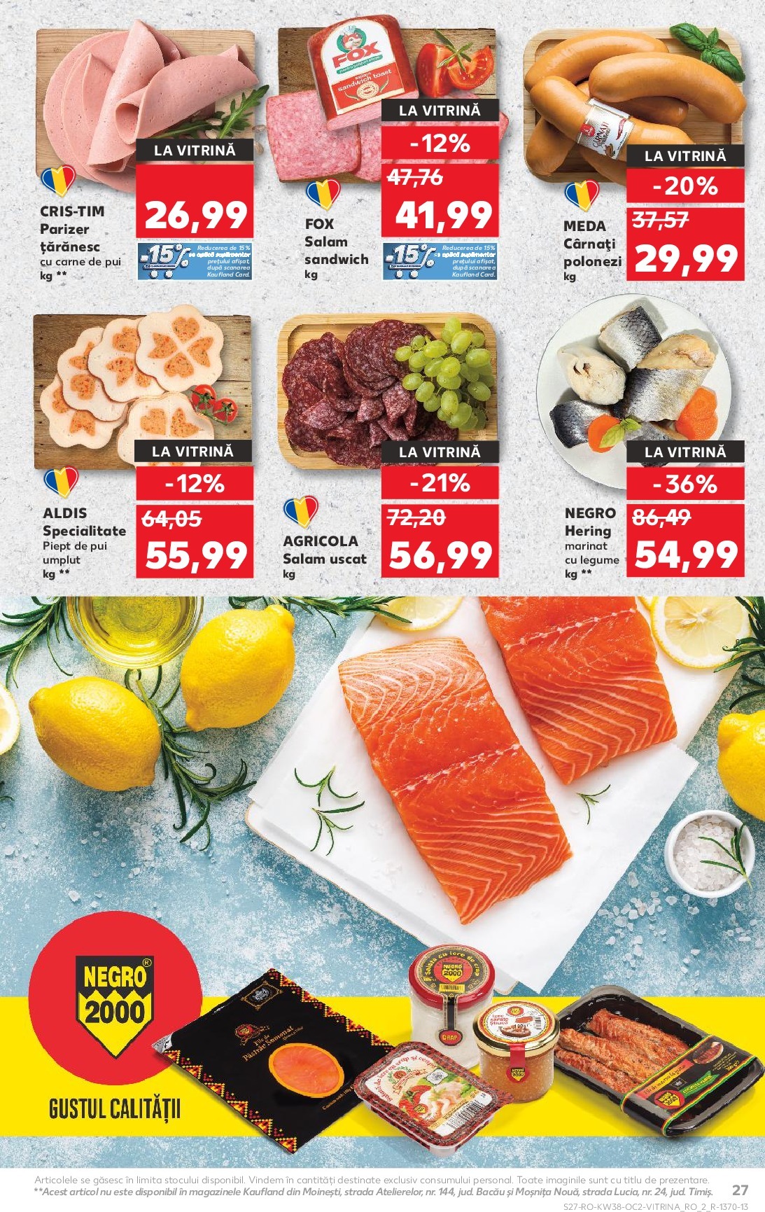 kaufland - Catalog Kaufland online – oferte valabile din 17.09. - page: 27 kaufland - Catalog Kaufland online – oferte valabile din 17.09. - page: 27