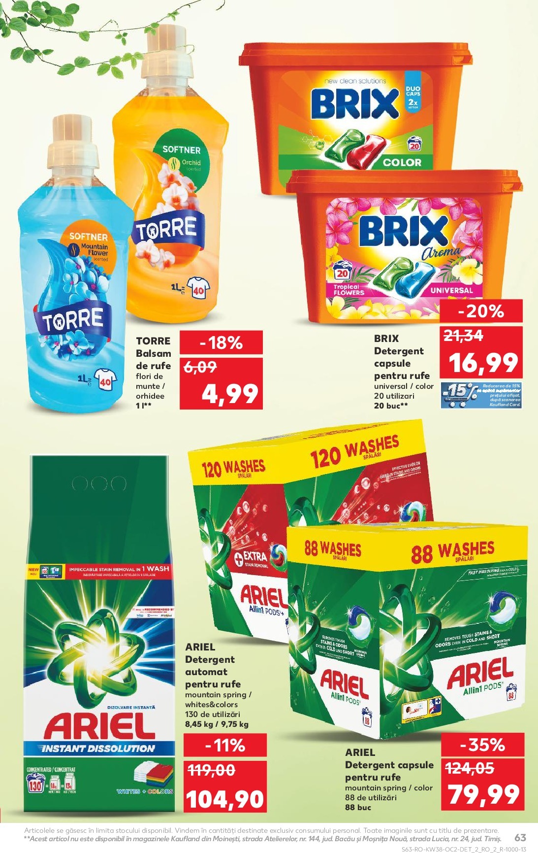 kaufland - Catalog Kaufland online – oferte valabile din 17.09. - page: 63 kaufland - Catalog Kaufland online – oferte valabile din 17.09. - page: 63