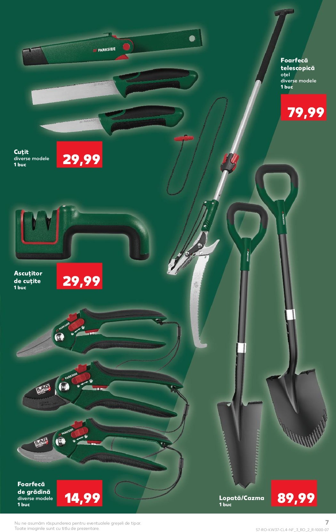 kaufland - Catalog Kaufland - Parkside online – oferte valabile din 10.09. - page: 7