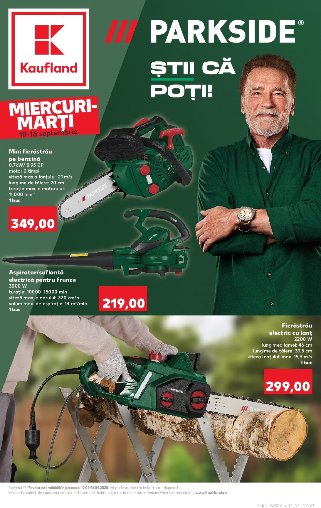 kaufland - Catalog Kaufland - Parkside online – oferte valabile din 10.09.