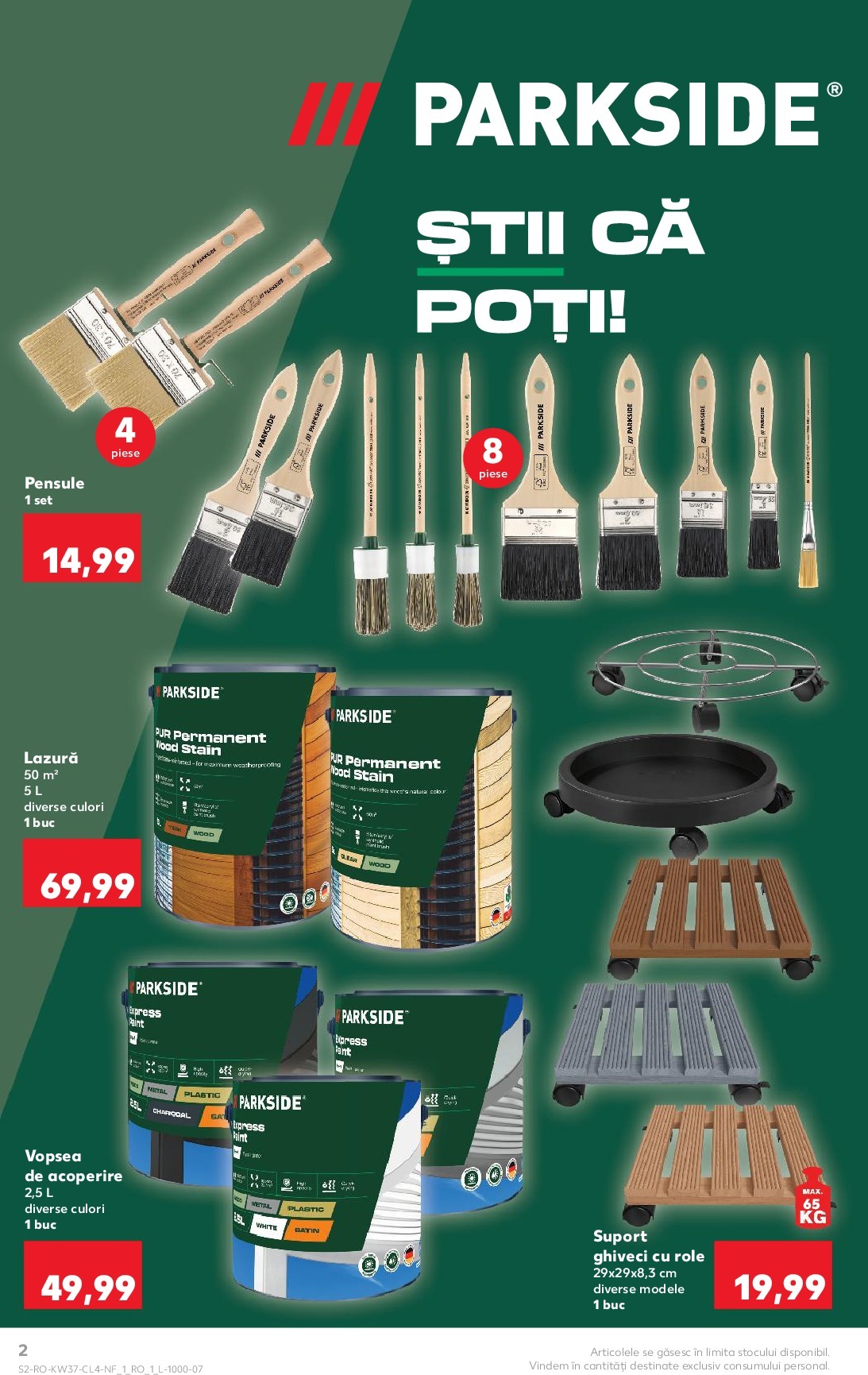 kaufland - Catalog Kaufland - Parkside online – oferte valabile din 10.09. - page: 2