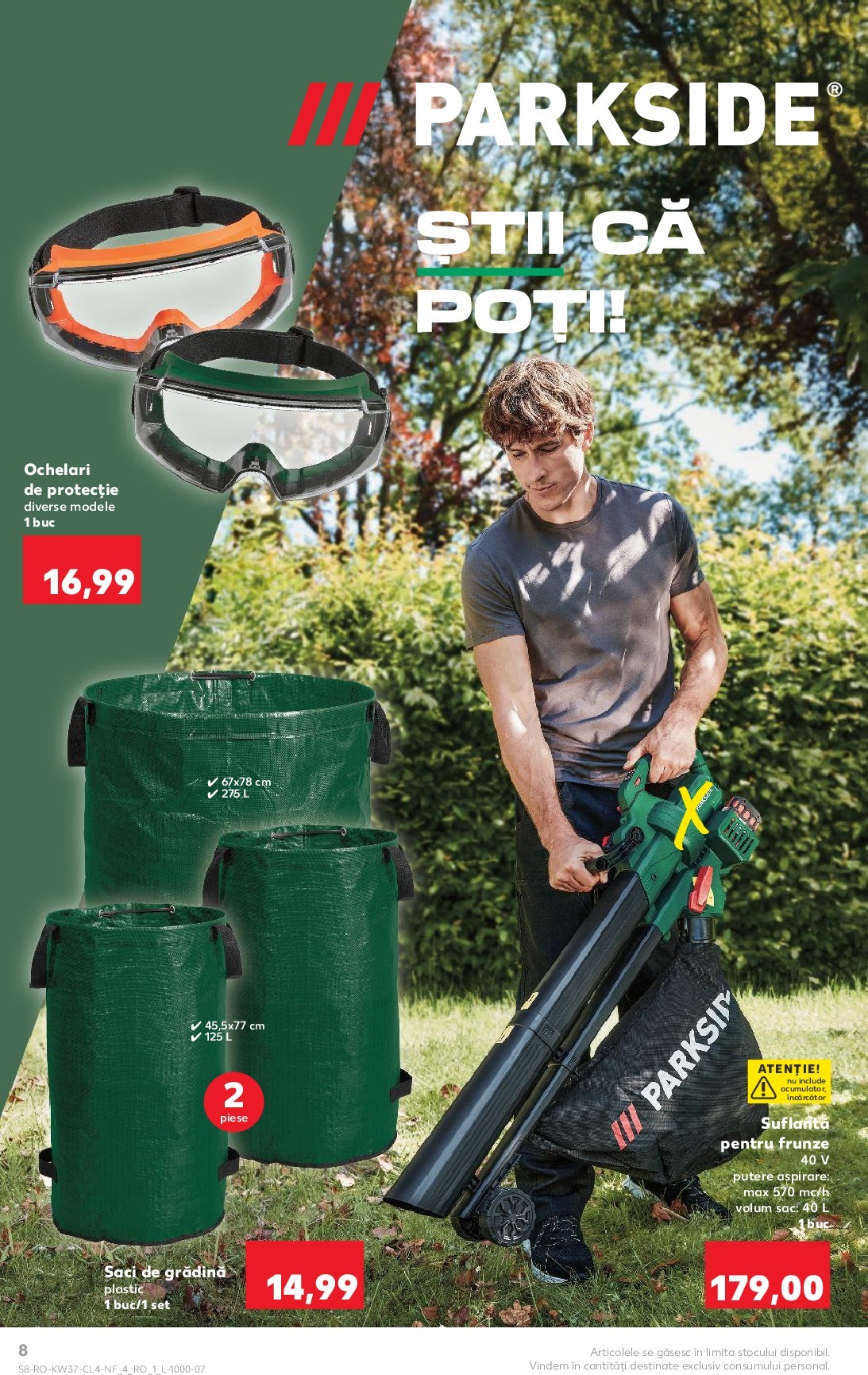 kaufland - Catalog Kaufland - Parkside online – oferte valabile din 10.09. - page: 8