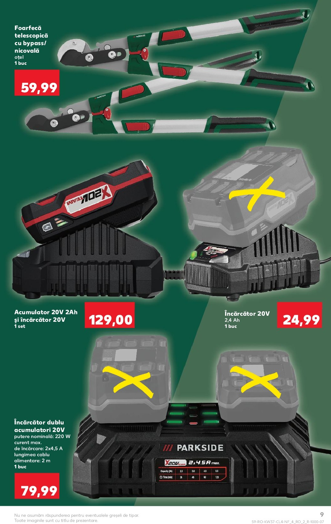 kaufland - Catalog Kaufland - Parkside online – oferte valabile din 10.09. - page: 9