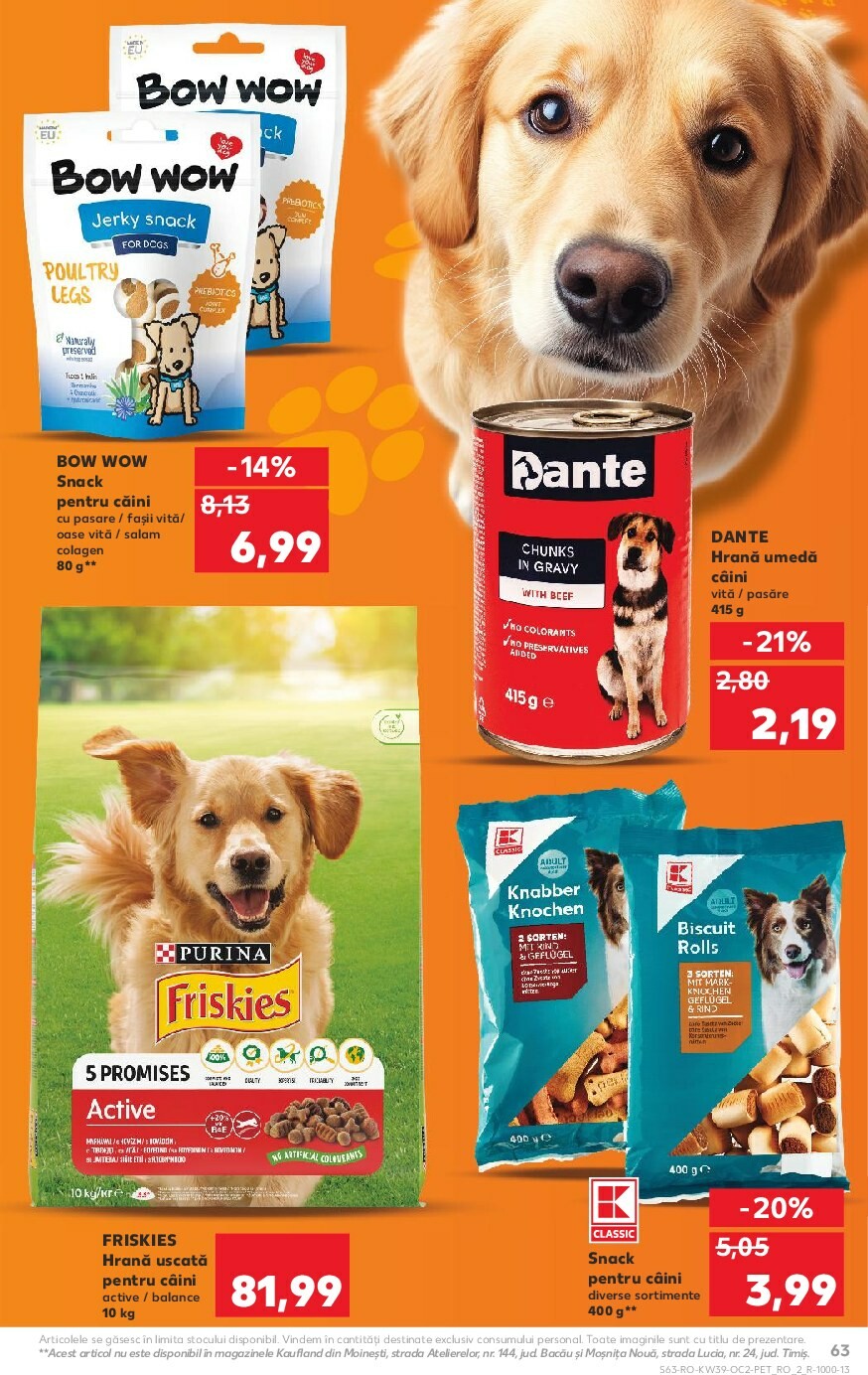 kaufland - Catalog Kaufland online – oferte valabile din 24.09. - page: 63 kaufland - Catalog Kaufland online – oferte valabile din 24.09. - page: 63