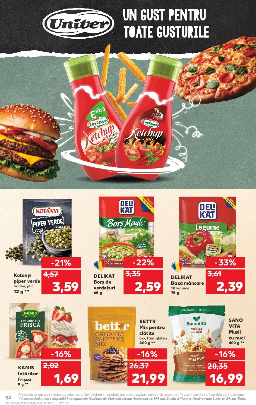 kaufland - Catalog Kaufland online – oferte valabile din 24.09. - page: 34 kaufland - Catalog Kaufland online – oferte valabile din 24.09. - page: 34