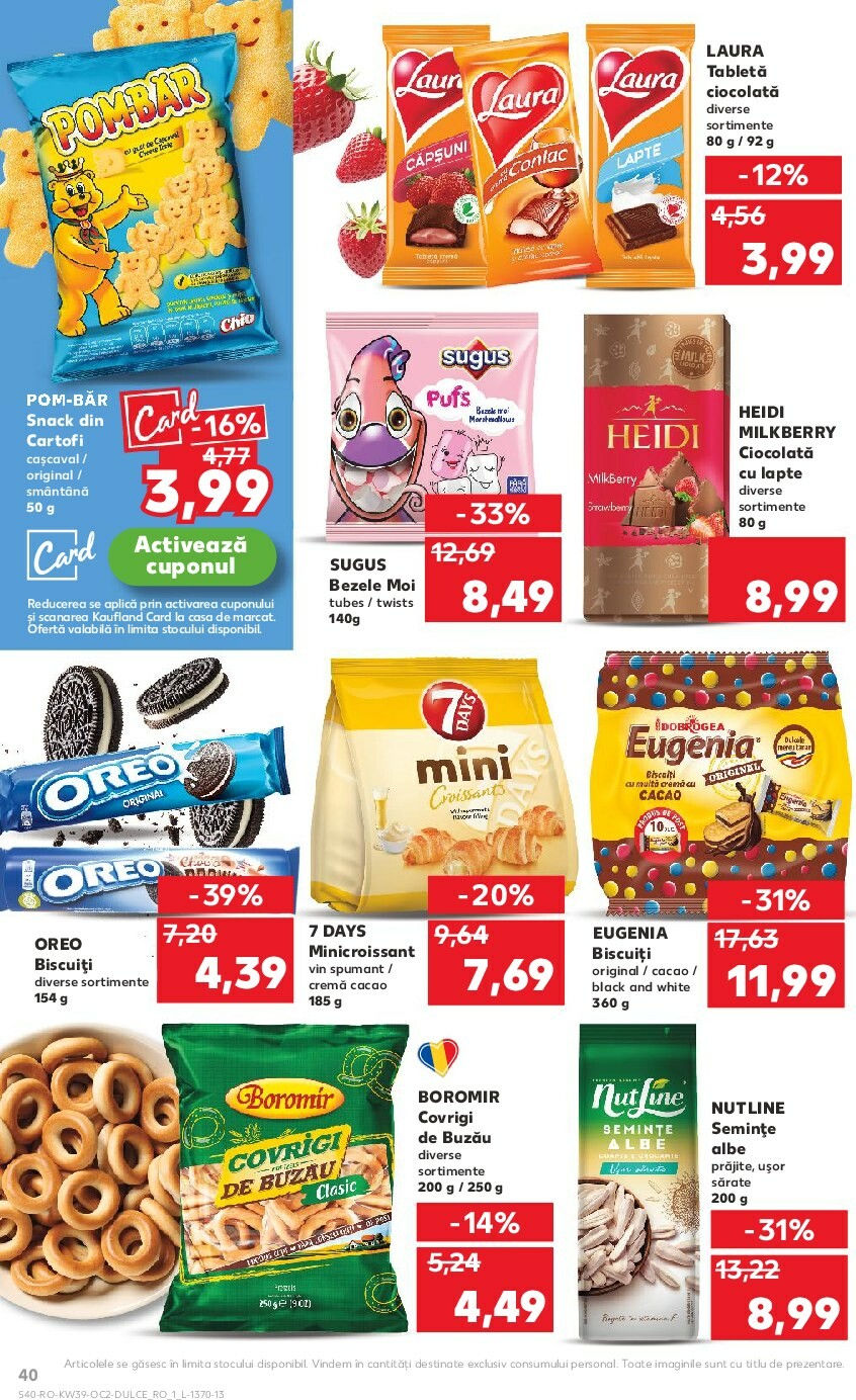 kaufland - Catalog Kaufland online – oferte valabile din 24.09. - page: 40 kaufland - Catalog Kaufland online – oferte valabile din 24.09. - page: 40
