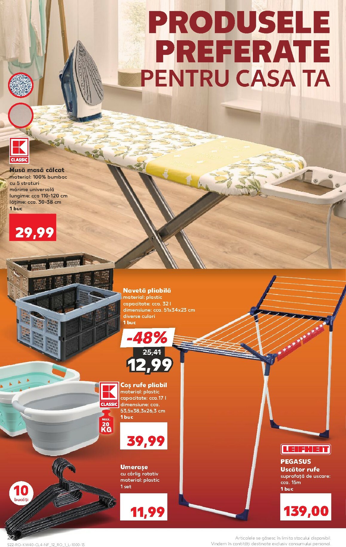 kaufland - Catalog Kaufland - Non food online – oferte valabile din 01.10. - page: 22