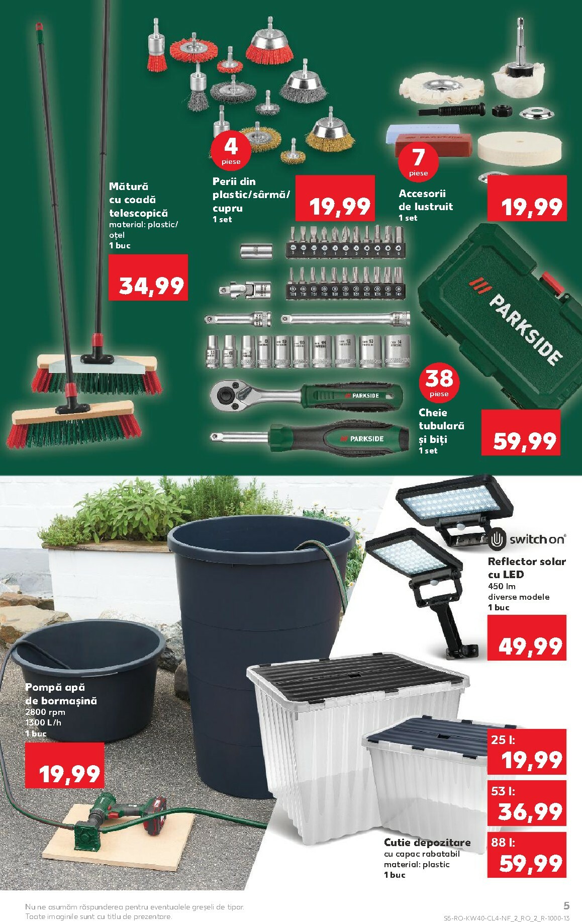 kaufland - Catalog Kaufland - Non food online – oferte valabile din 01.10. - page: 5