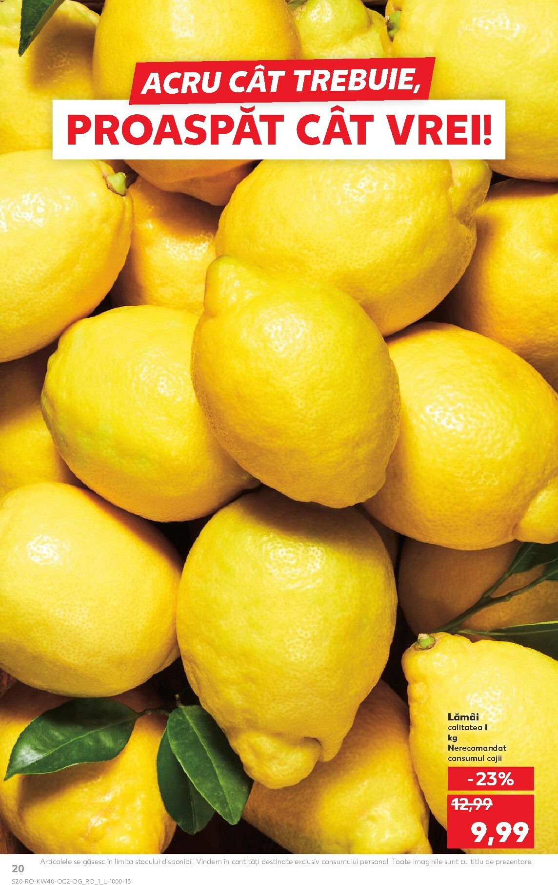 kaufland - Catalog Kaufland online – oferte valabile din 01.10. - page: 20 kaufland - Catalog Kaufland online – oferte valabile din 01.10. - page: 20