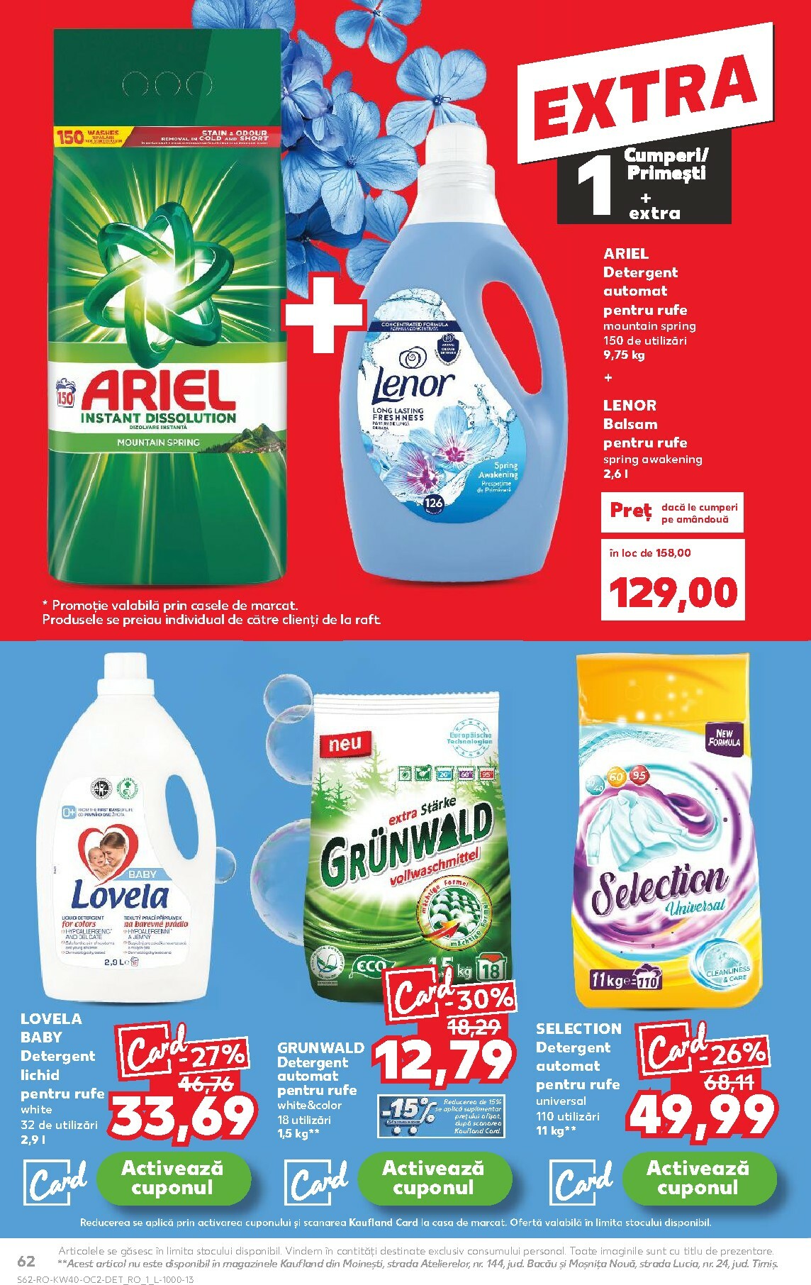 kaufland - Catalog Kaufland online – oferte valabile din 01.10. - page: 62 kaufland - Catalog Kaufland online – oferte valabile din 01.10. - page: 62