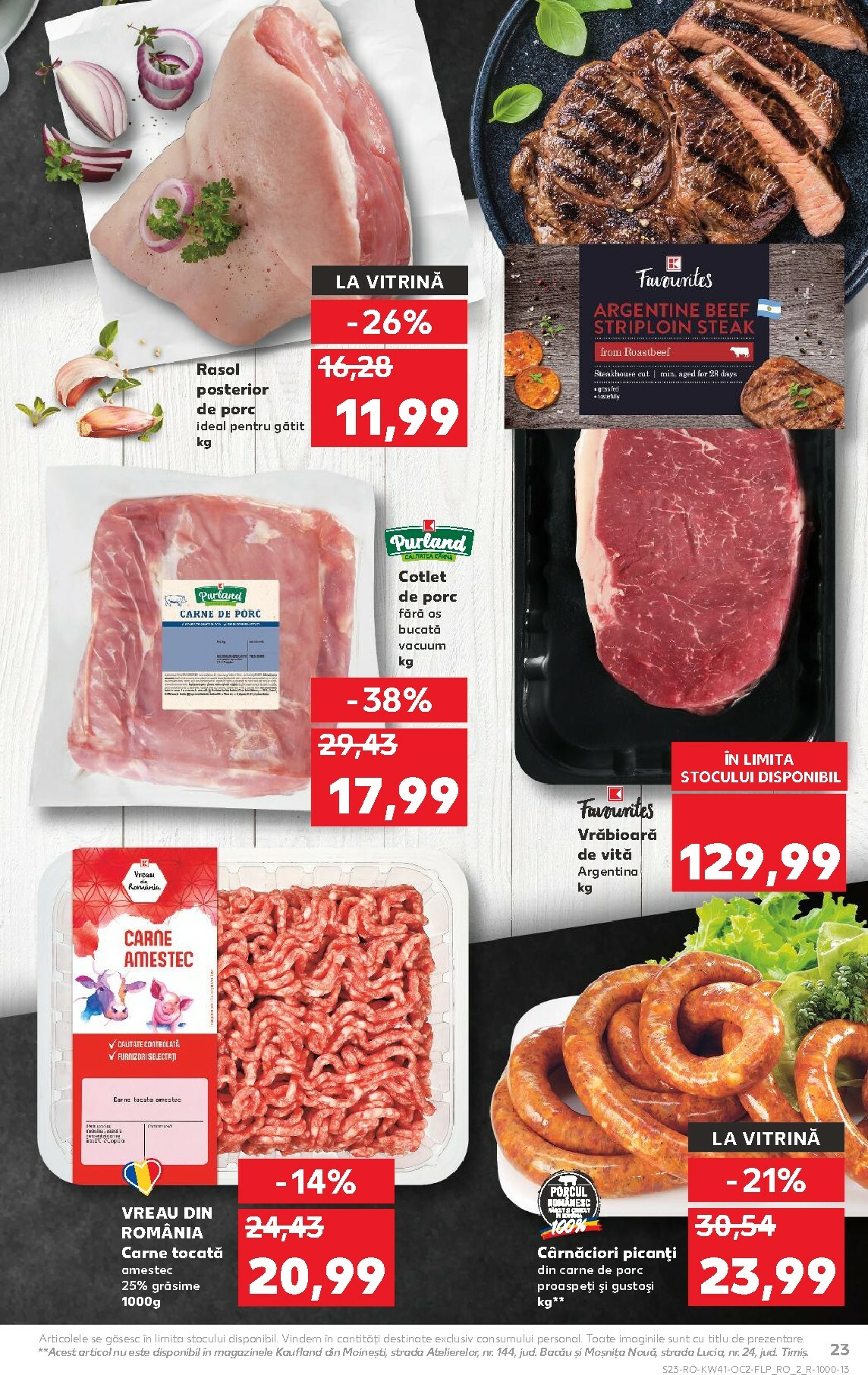 kaufland - Catalog Kaufland online – oferte valabile din 08.10. - page: 23 kaufland - Catalog Kaufland online – oferte valabile din 08.10. - page: 23