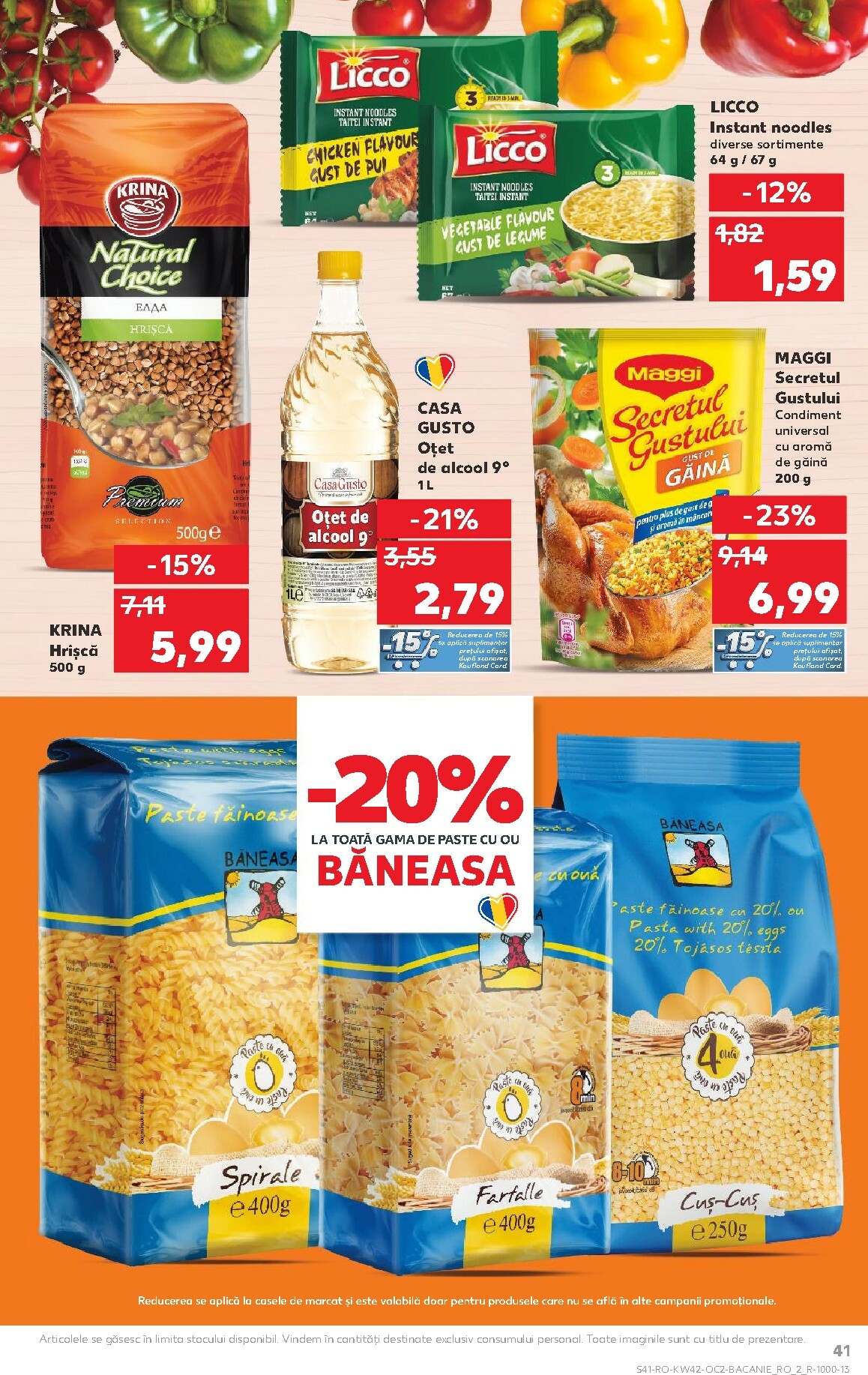 kaufland - Catalog Kaufland online – oferte valabile din 15.10. - page: 41 kaufland - Catalog Kaufland online – oferte valabile din 15.10. - page: 41