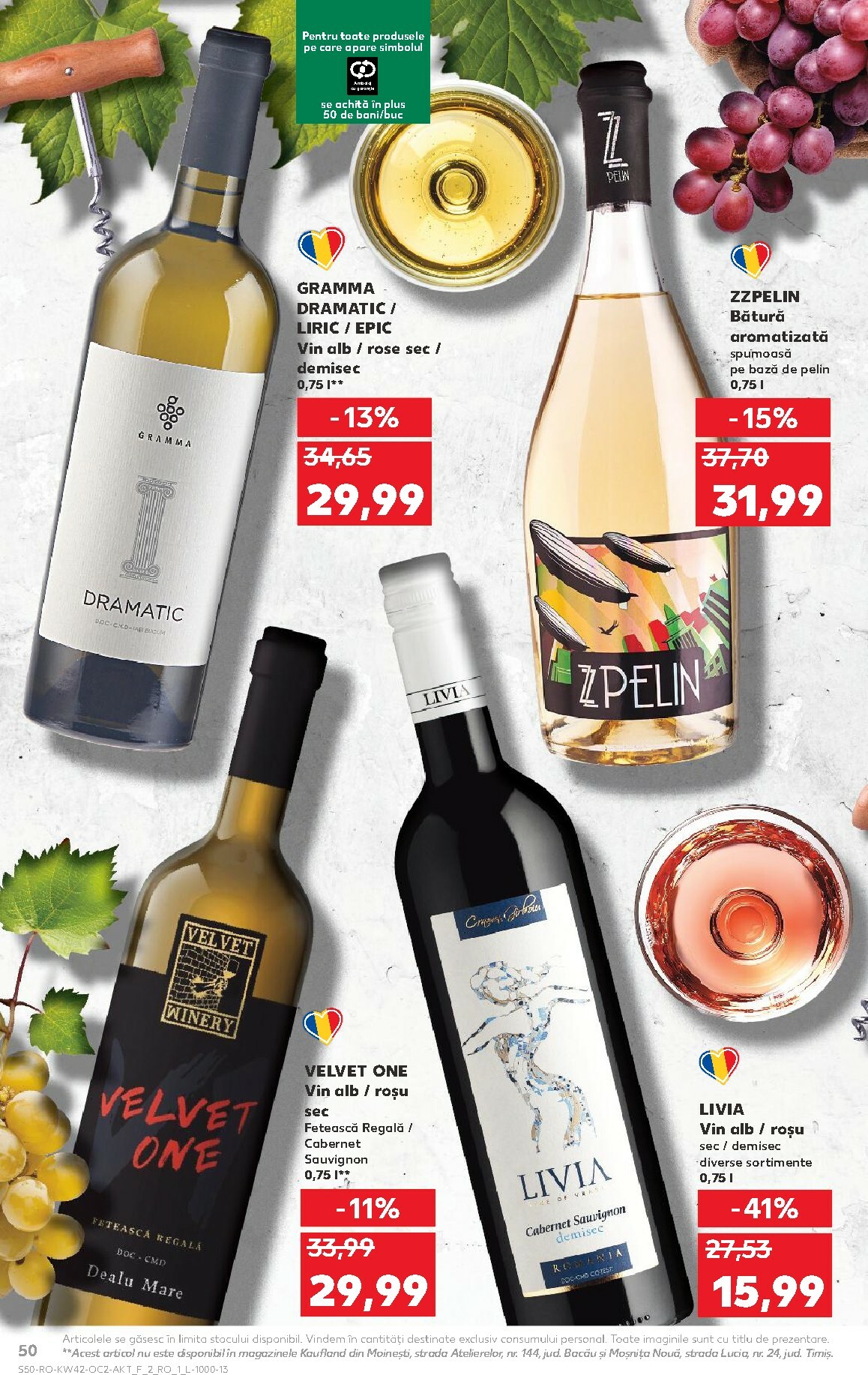 kaufland - Catalog Kaufland online – oferte valabile din 15.10. - page: 50 kaufland - Catalog Kaufland online – oferte valabile din 15.10. - page: 50