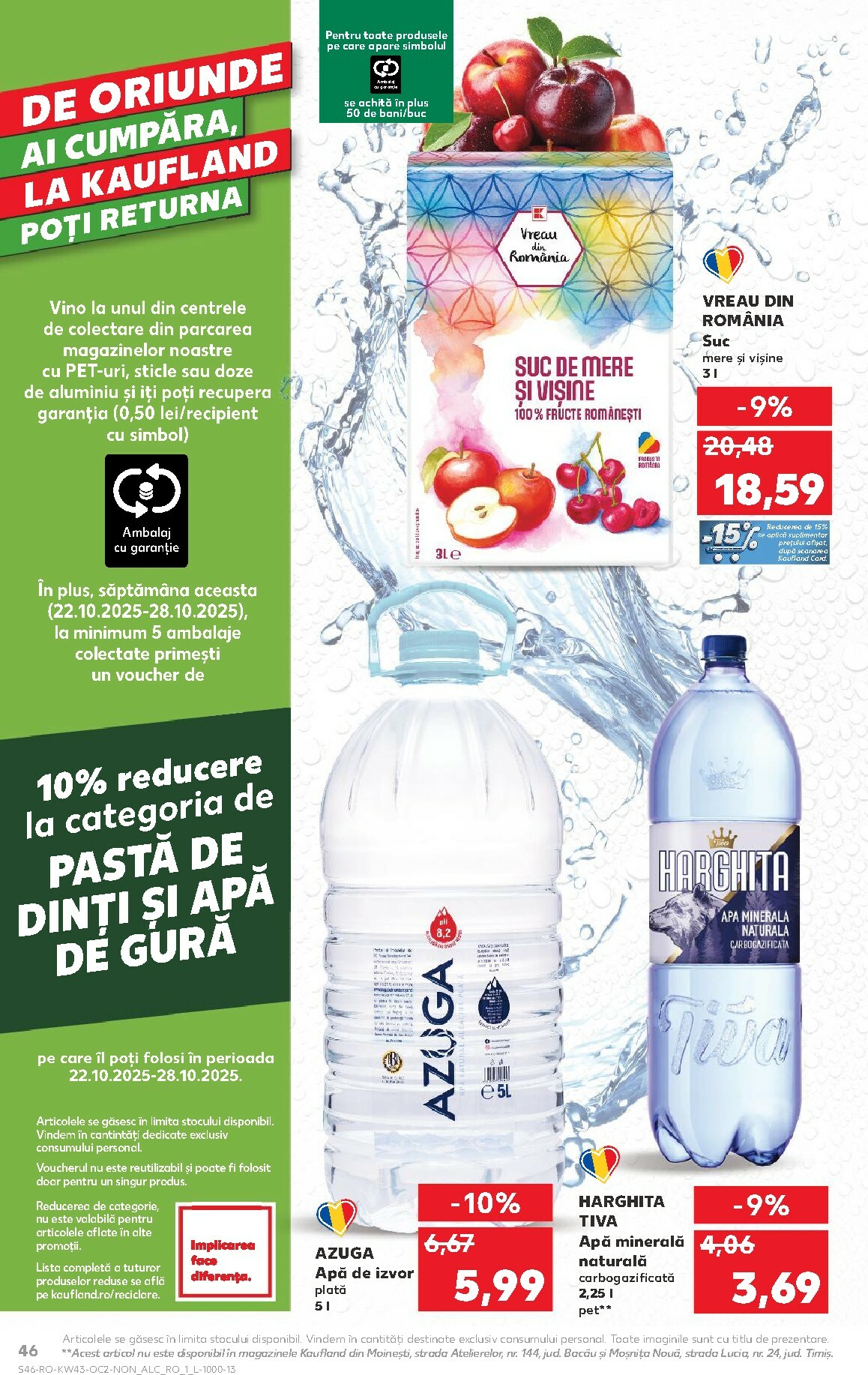 kaufland - Catalog Kaufland online – oferte valabile din 22.10. - page: 46 kaufland - Catalog Kaufland online – oferte valabile din 22.10. - page: 46