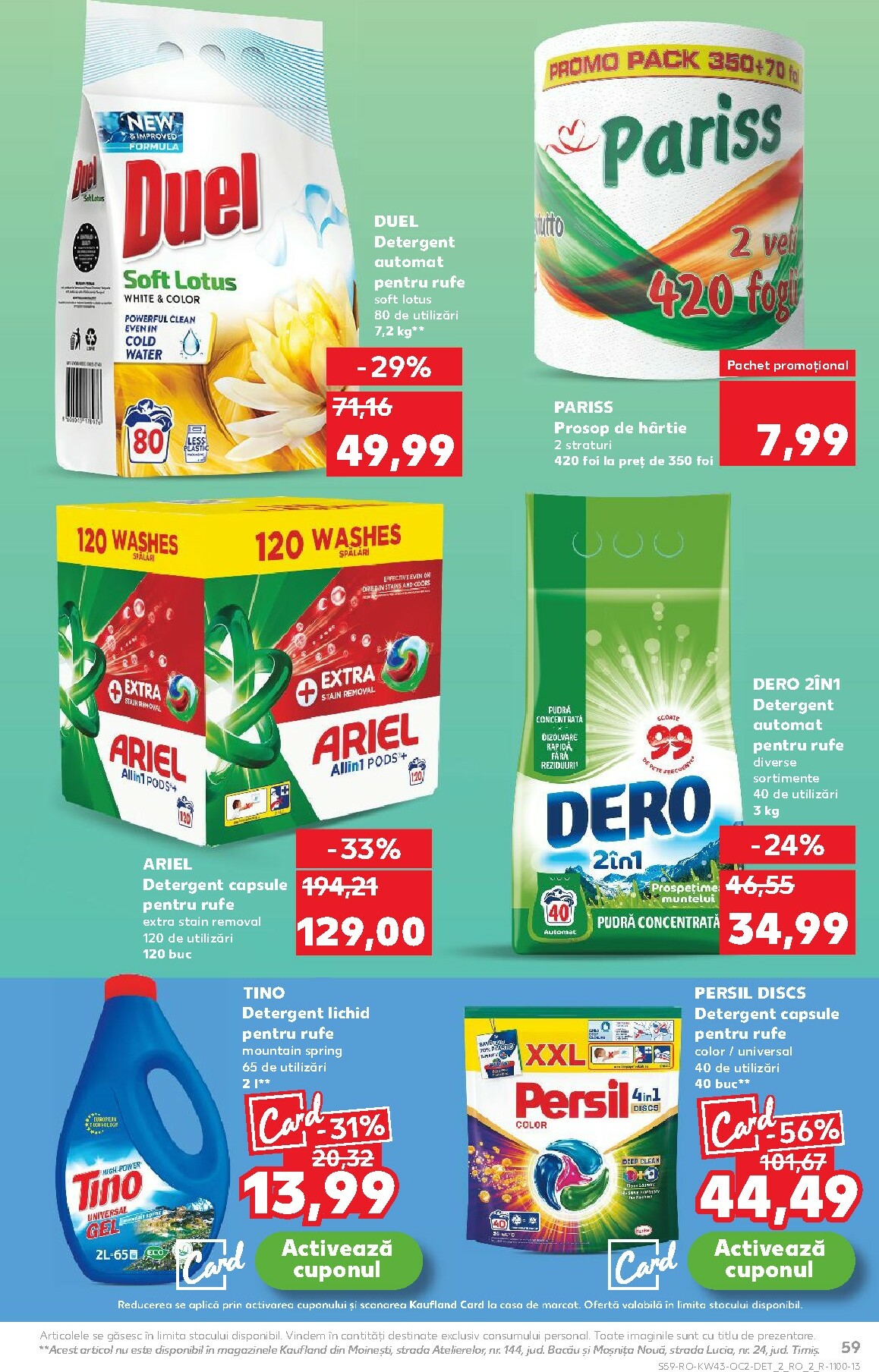 kaufland - Catalog Kaufland online – oferte valabile din 22.10. - page: 59 kaufland - Catalog Kaufland online – oferte valabile din 22.10. - page: 59