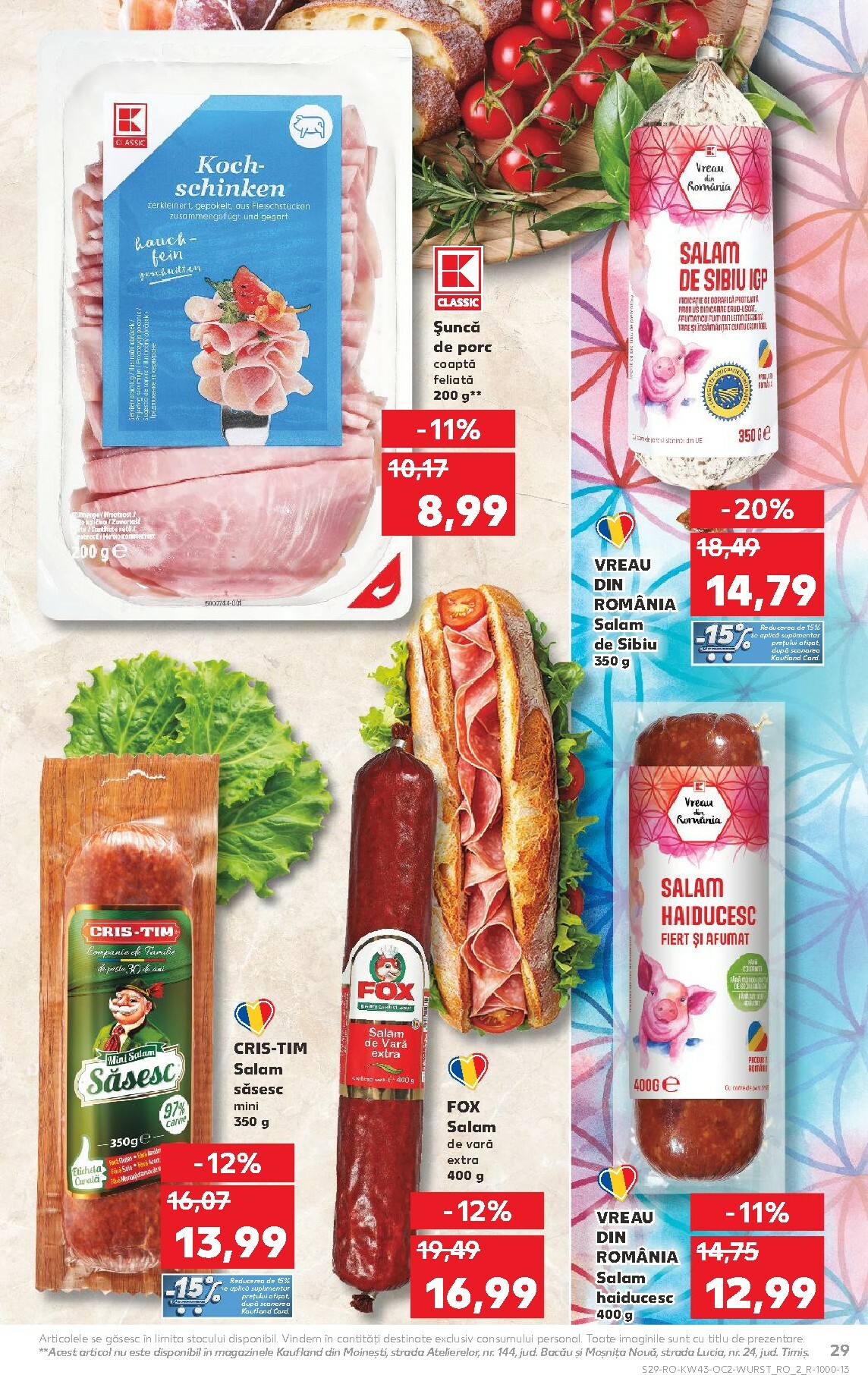 kaufland - Catalog Kaufland online – oferte valabile din 22.10. - page: 29 kaufland - Catalog Kaufland online – oferte valabile din 22.10. - page: 29