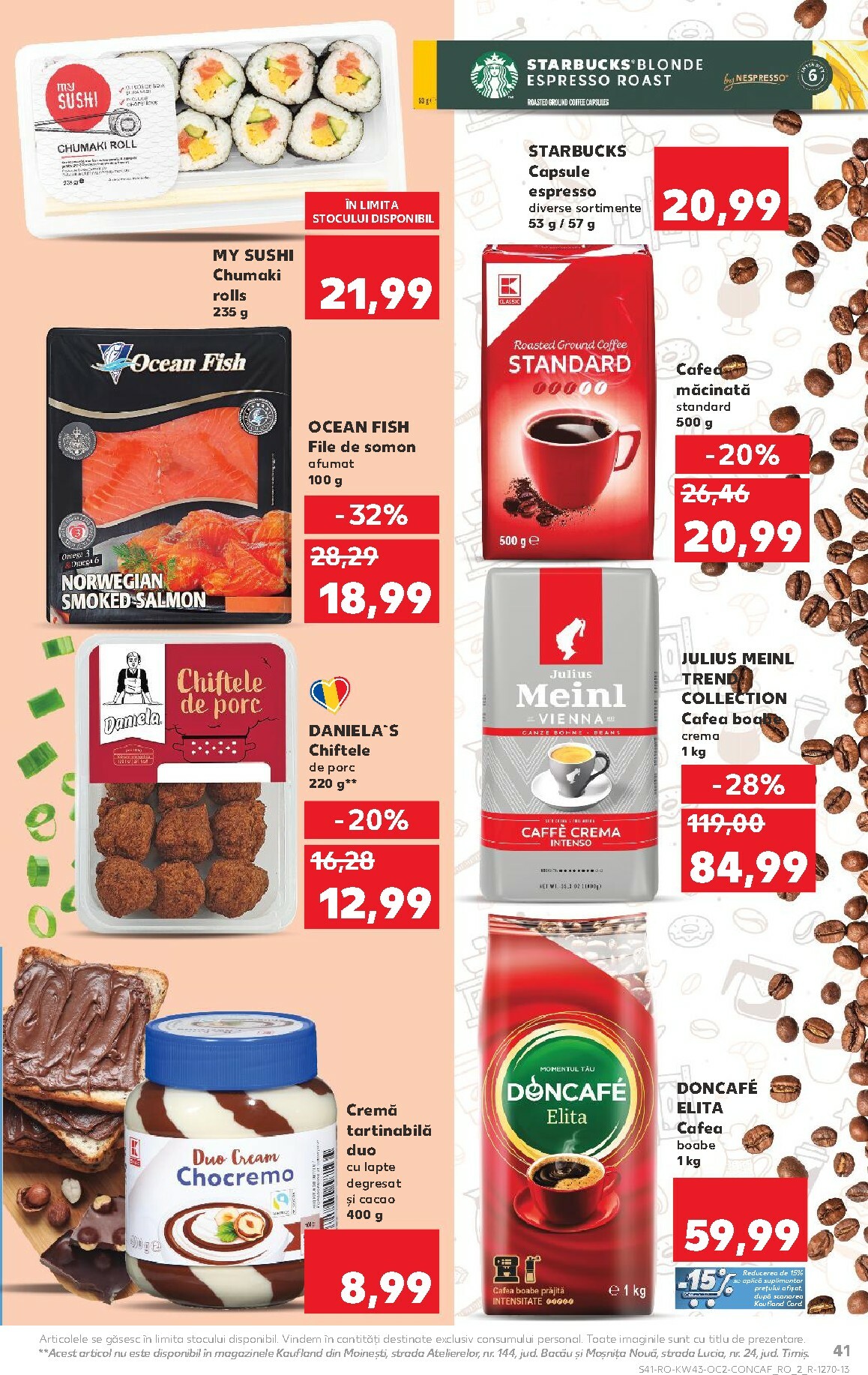 kaufland - Catalog Kaufland online – oferte valabile din 22.10. - page: 41 kaufland - Catalog Kaufland online – oferte valabile din 22.10. - page: 41