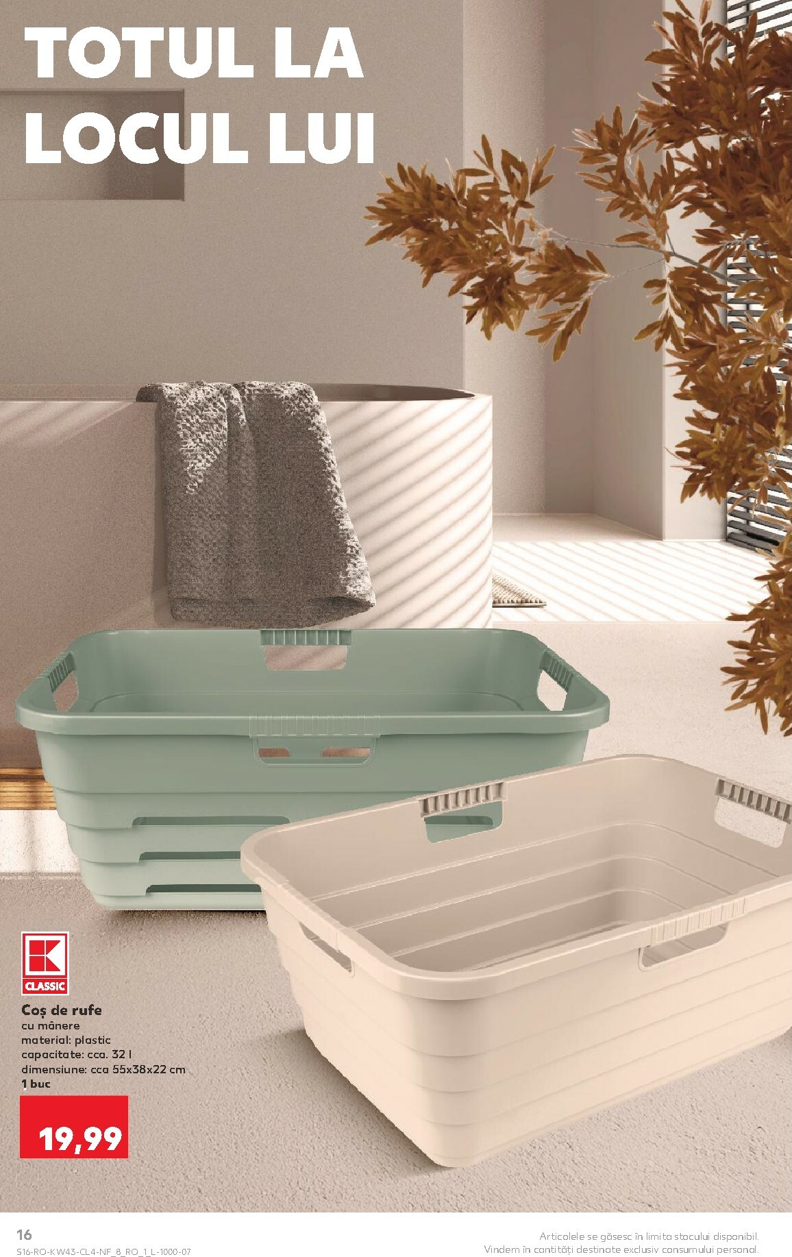 kaufland - Catalog Kaufland - Nonfood online – oferte valabile din 22.10. - page: 16