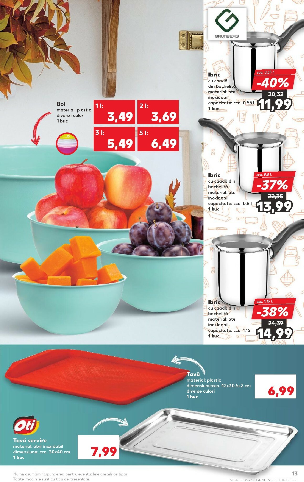 kaufland - Catalog Kaufland - Nonfood online – oferte valabile din 22.10. - page: 13
