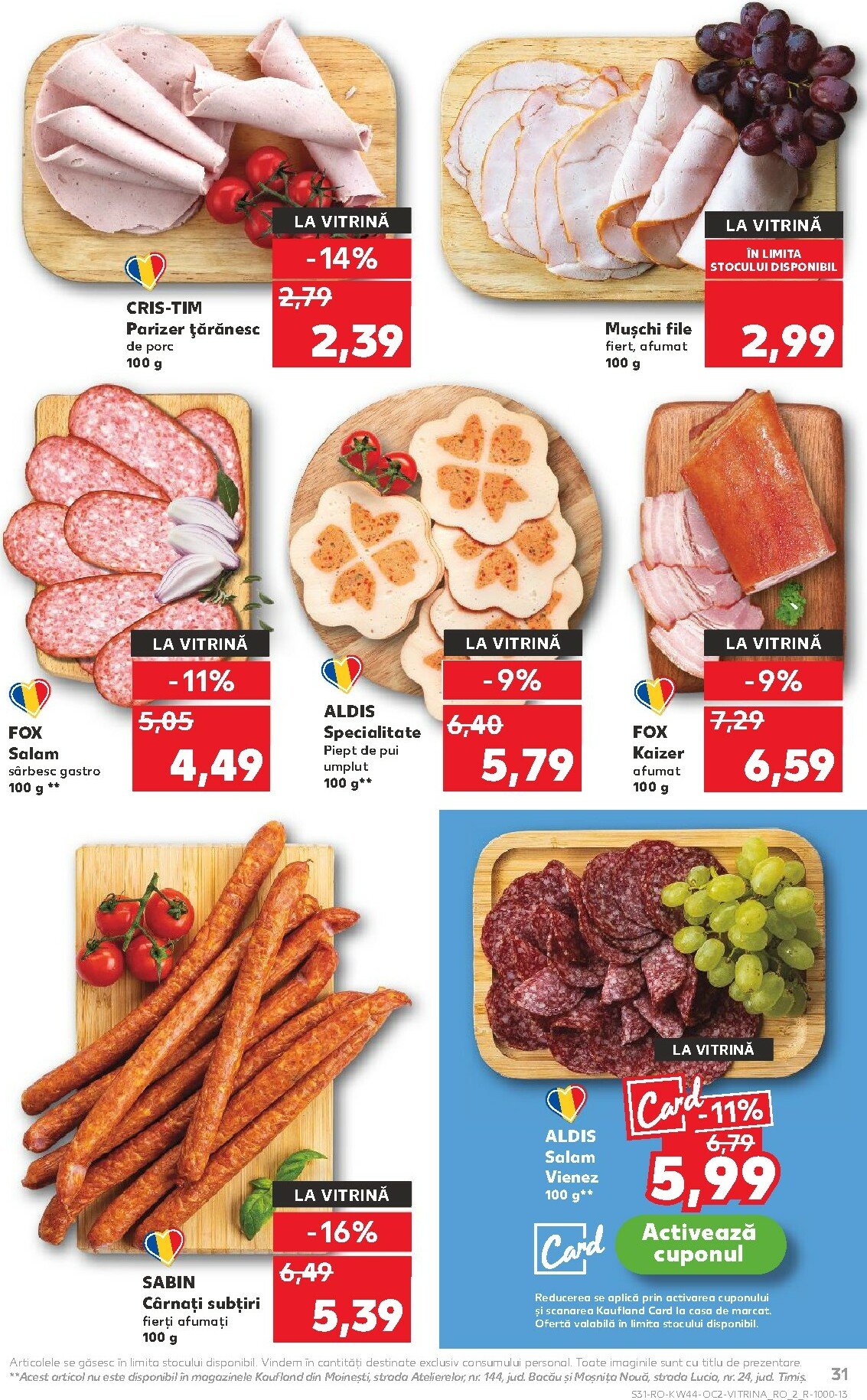 kaufland - Catalog Kaufland online – oferte valabile din 29.10. - page: 31 kaufland - Catalog Kaufland online – oferte valabile din 29.10. - page: 31