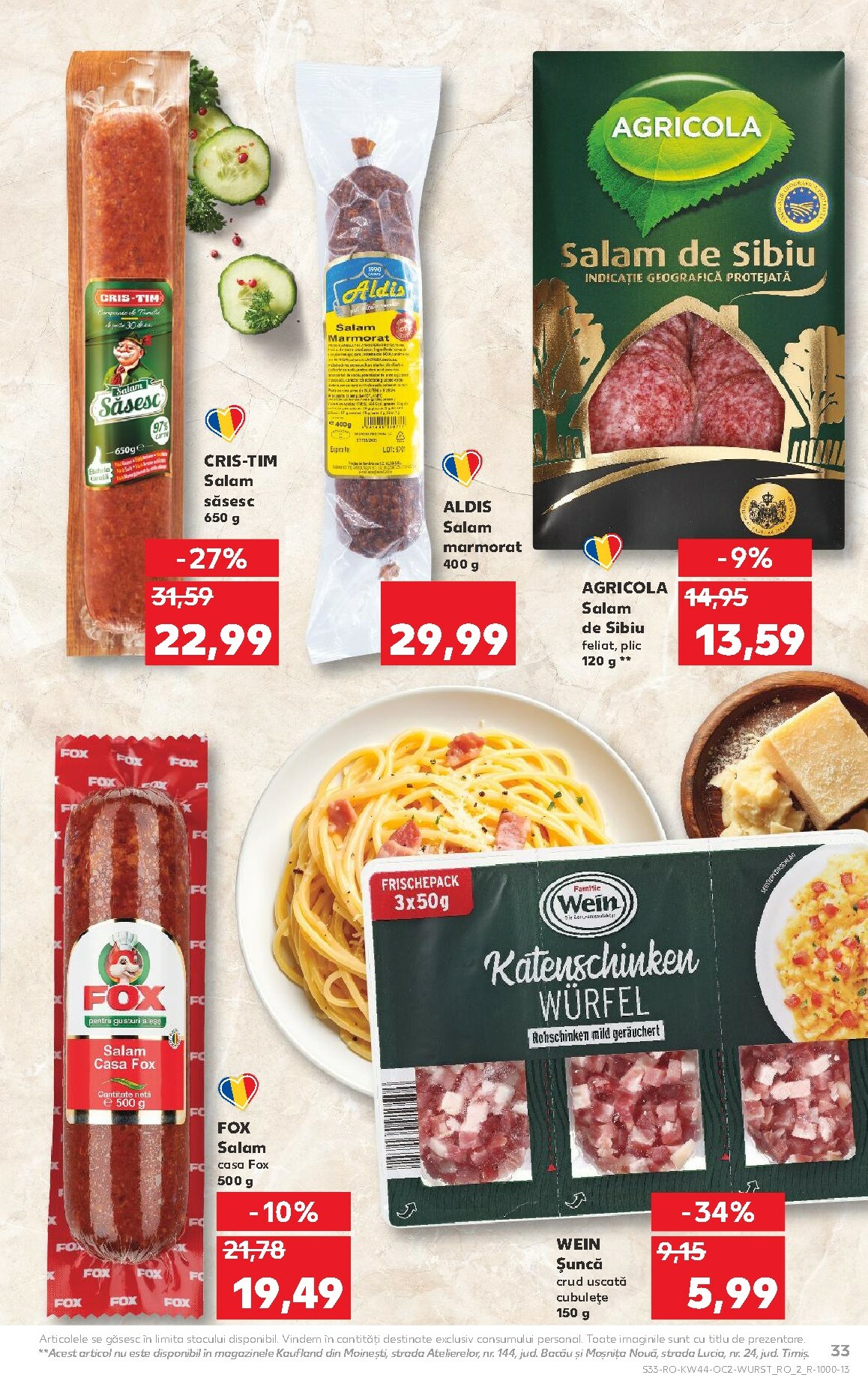 kaufland - Catalog Kaufland online – oferte valabile din 29.10. - page: 33 kaufland - Catalog Kaufland online – oferte valabile din 29.10. - page: 33