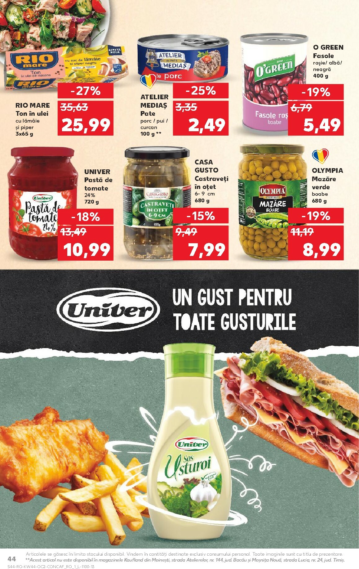 kaufland - Catalog Kaufland online – oferte valabile din 29.10. - page: 44 kaufland - Catalog Kaufland online – oferte valabile din 29.10. - page: 44