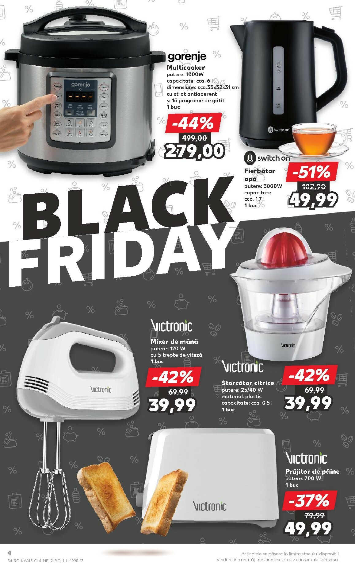 kaufland - Catalog Kaufland - Black Friday online – oferte valabile din 05.11. - page: 4
