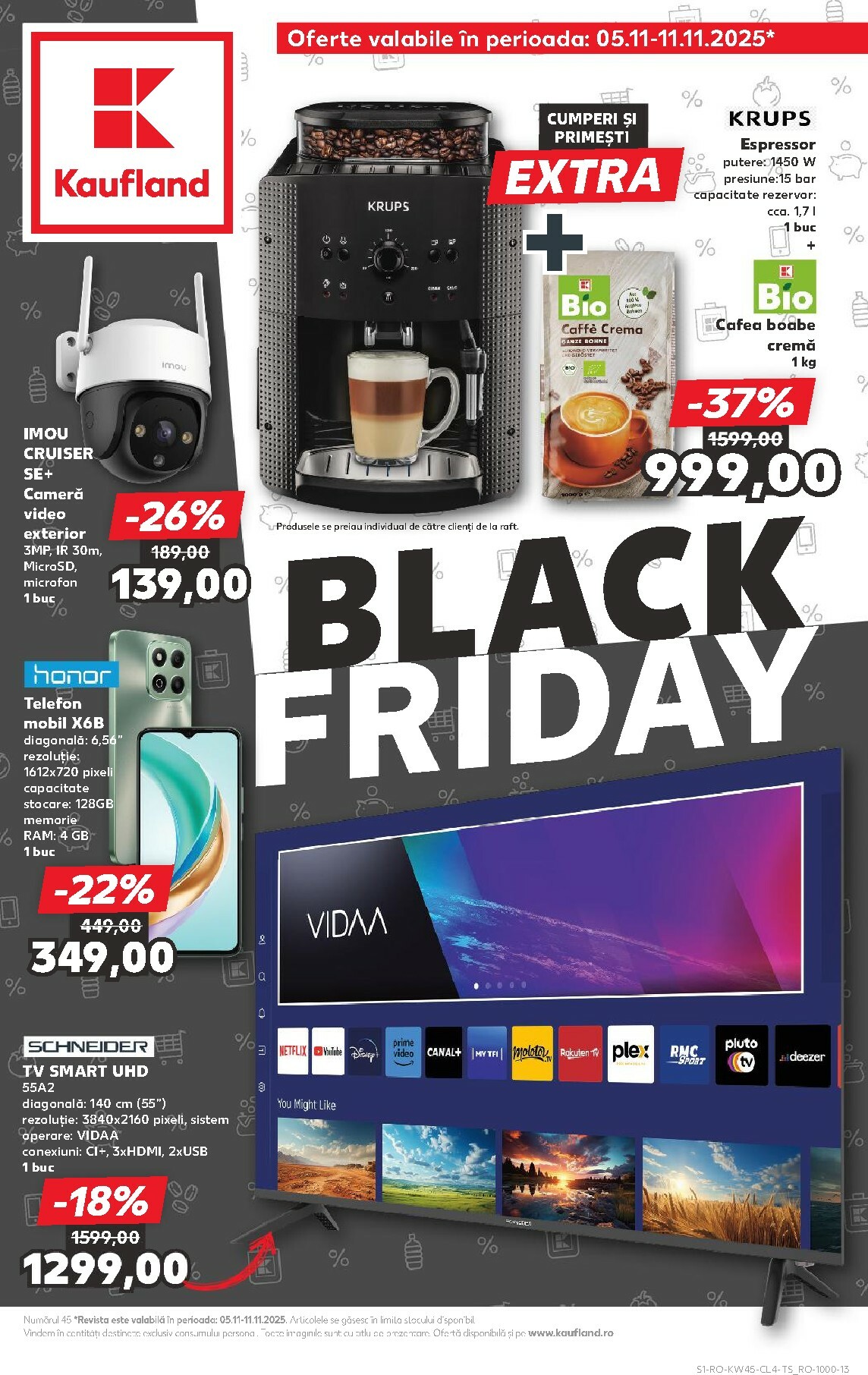 kaufland - Catalog Kaufland - Black Friday online – oferte valabile din 05.11.