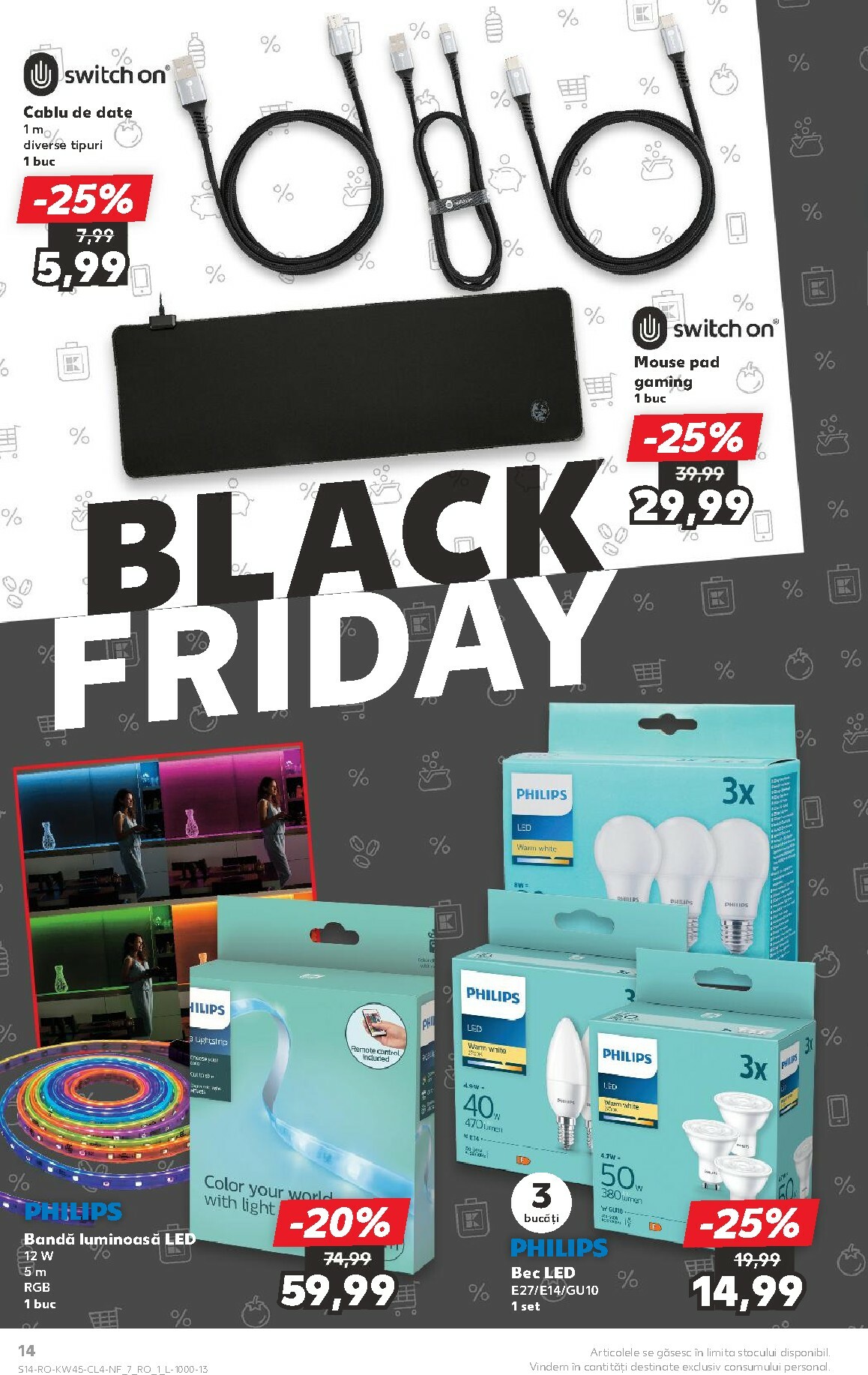 kaufland - Catalog Kaufland - Black Friday online – oferte valabile din 05.11. - page: 14