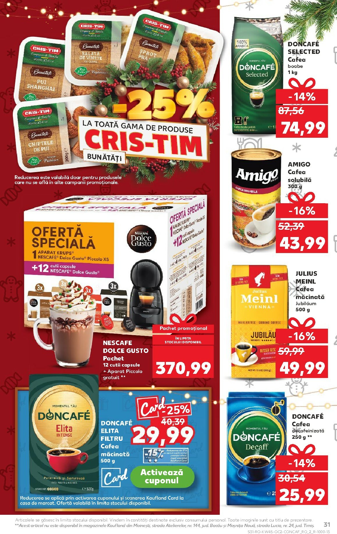kaufland - Catalog Kaufland online – oferte valabile din 05.11. - page: 31