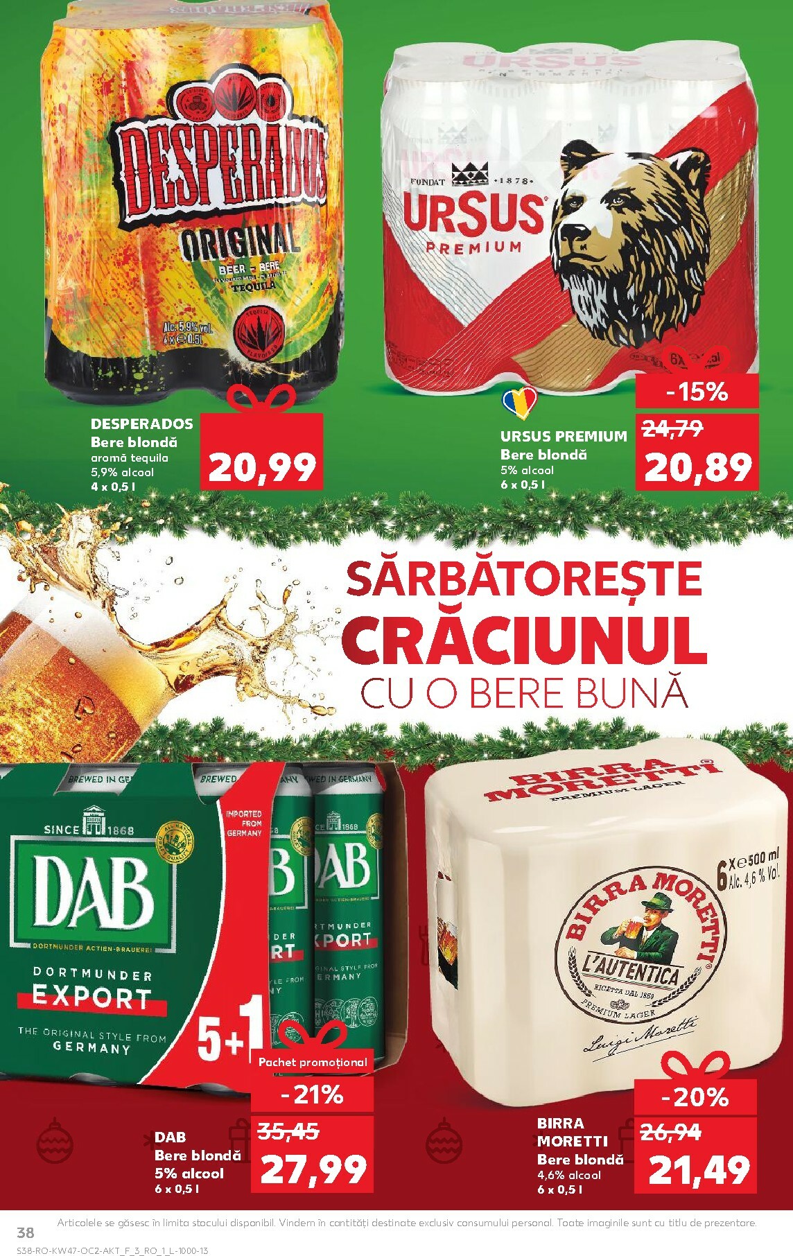 kaufland - Catalog Kaufland online – oferte valabile din 19.11. - page: 38