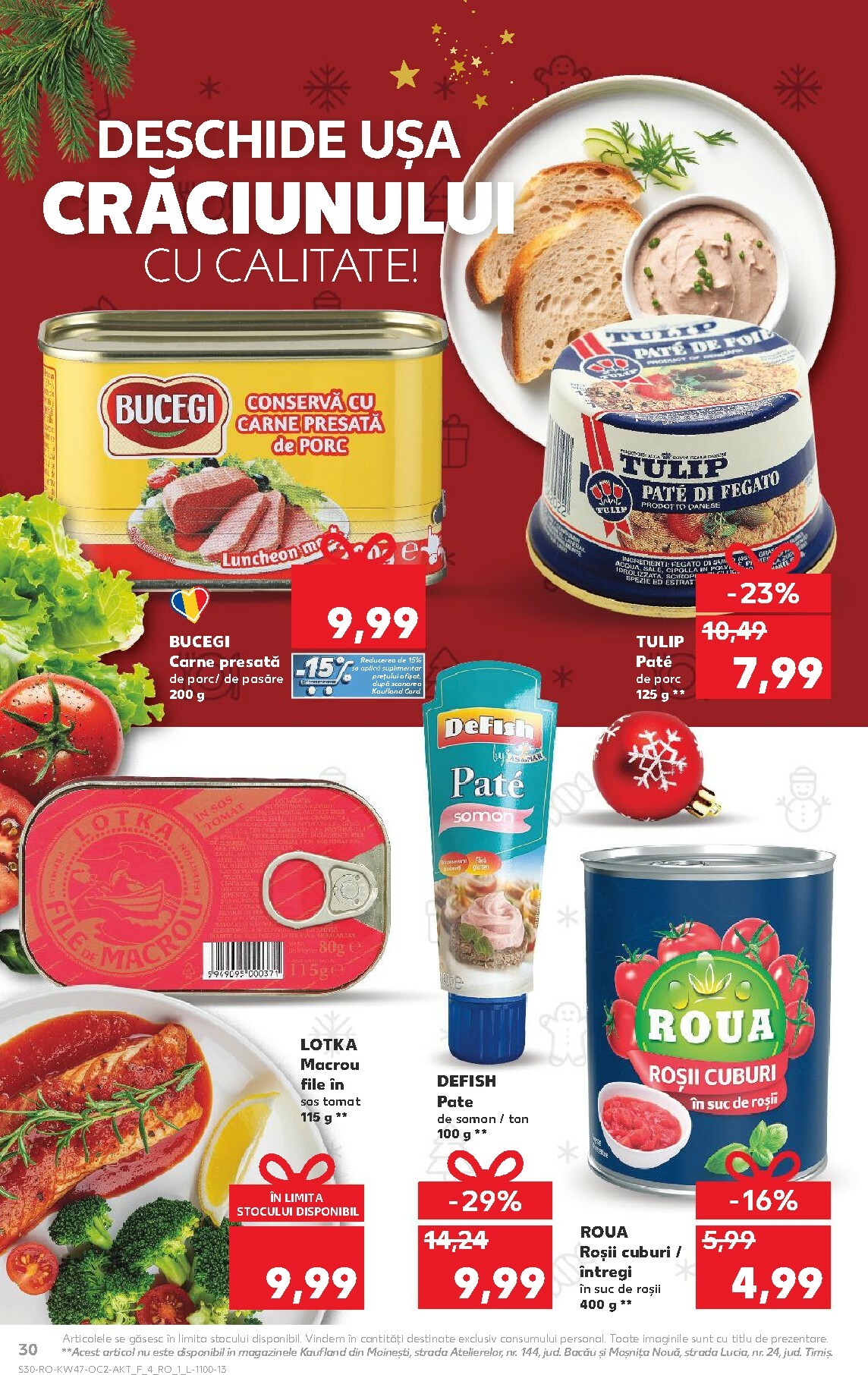 kaufland - Catalog Kaufland online – oferte valabile din 19.11. - page: 30