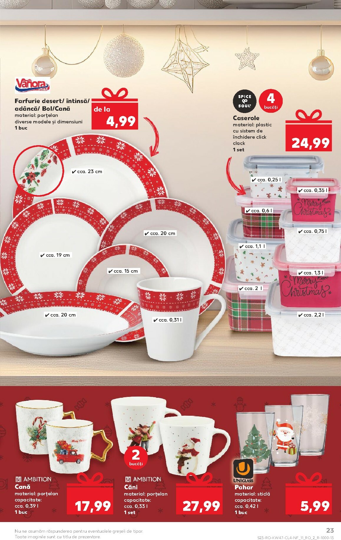 kaufland - Catalog Kaufland - Nonfood online – oferte valabile din 19.11. - page: 23