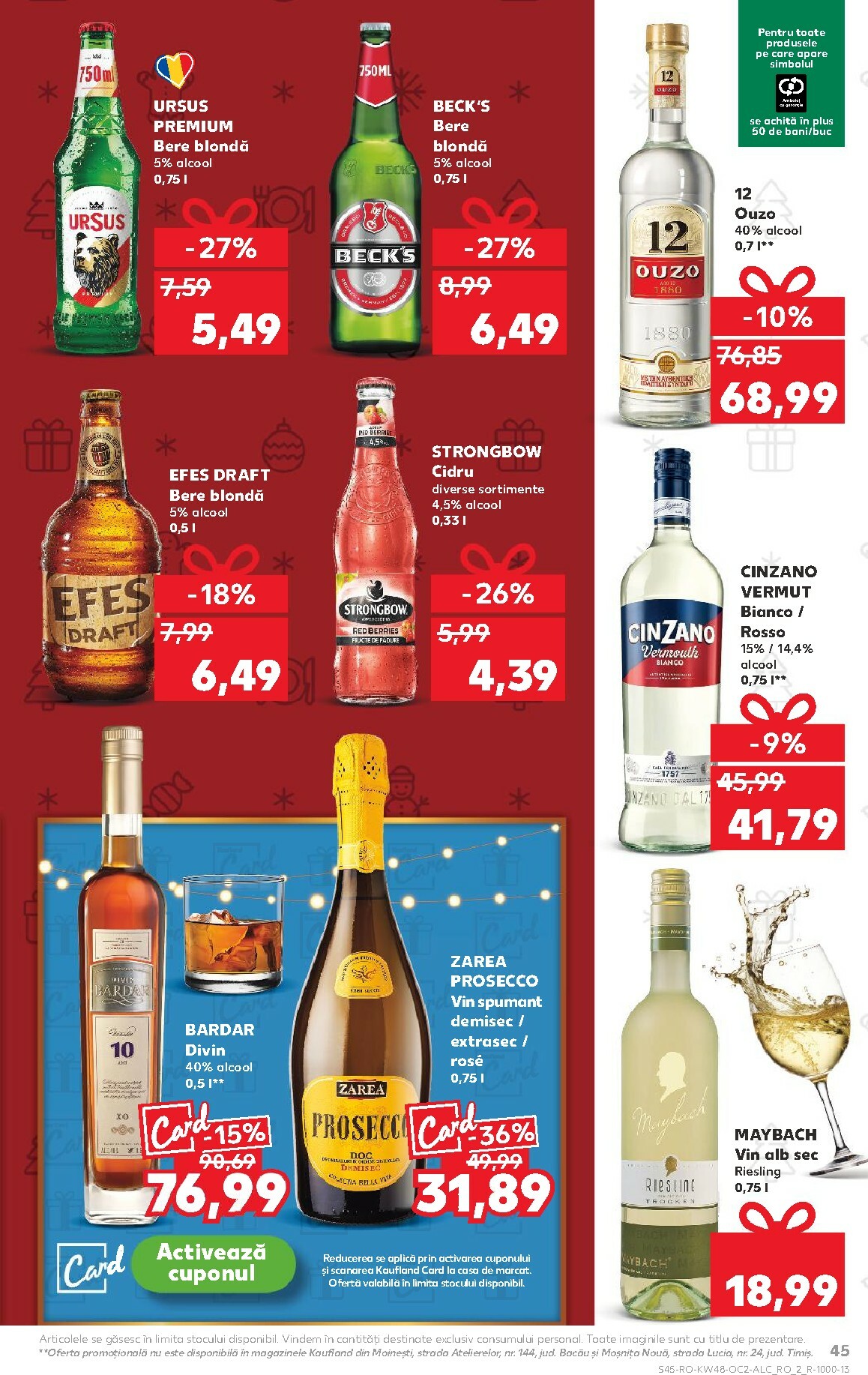 kaufland - Catalog Kaufland online – oferte valabile din 26.11. - page: 45