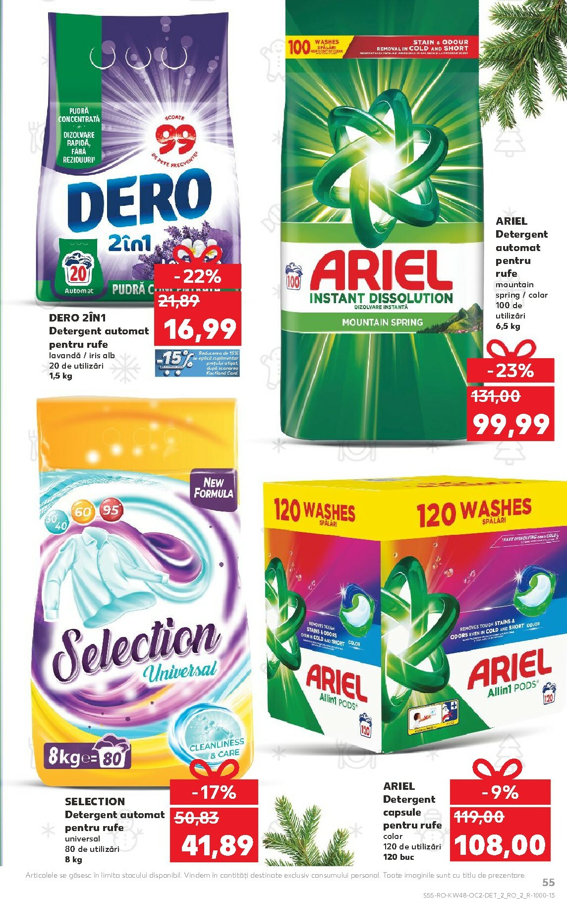 kaufland - Catalog Kaufland online – oferte valabile din 26.11. - page: 55
