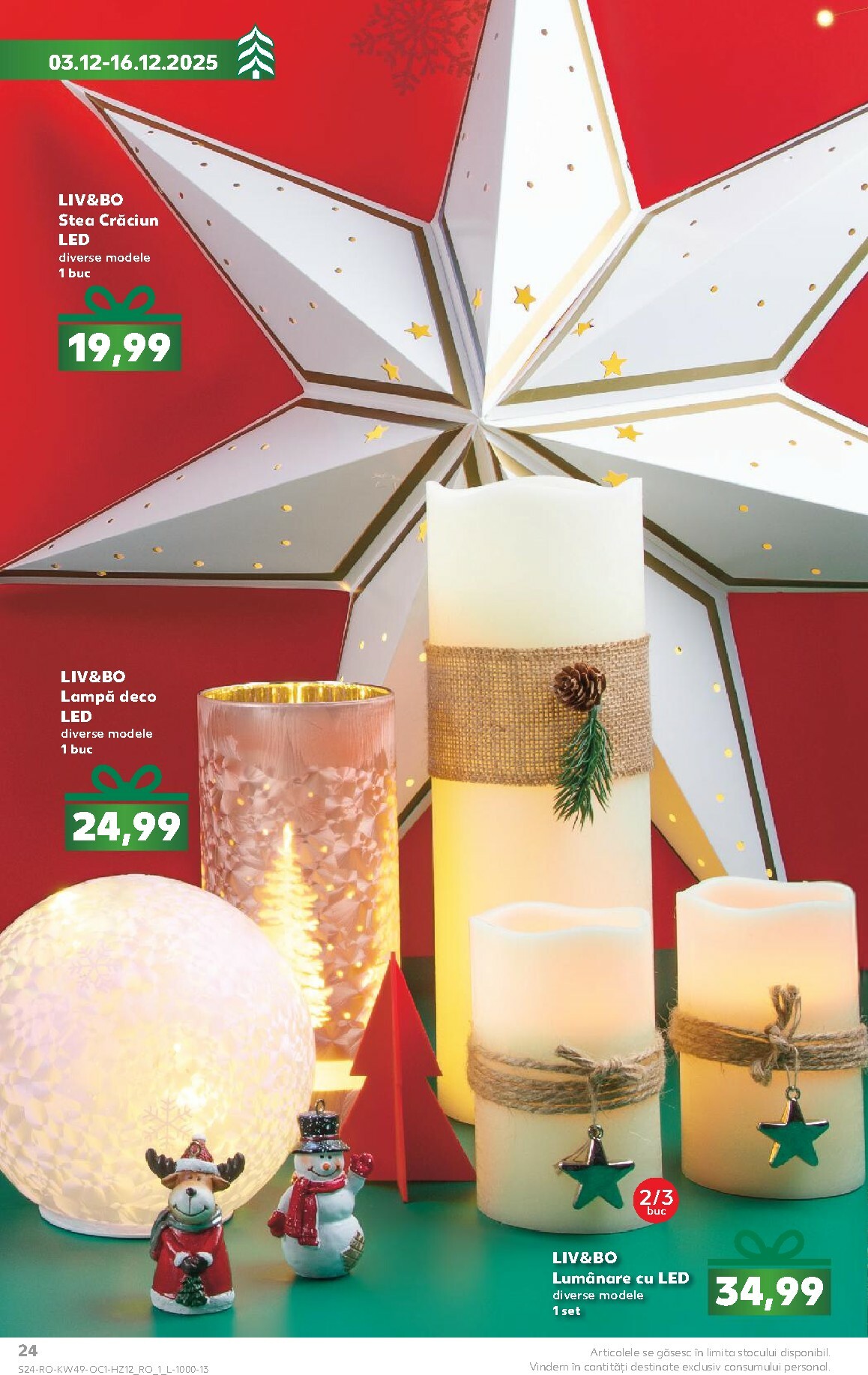 kaufland - Catalog Kaufland - Răsfoiește catalogul de Crăciun online – oferte valabile din 03.12. - page: 24