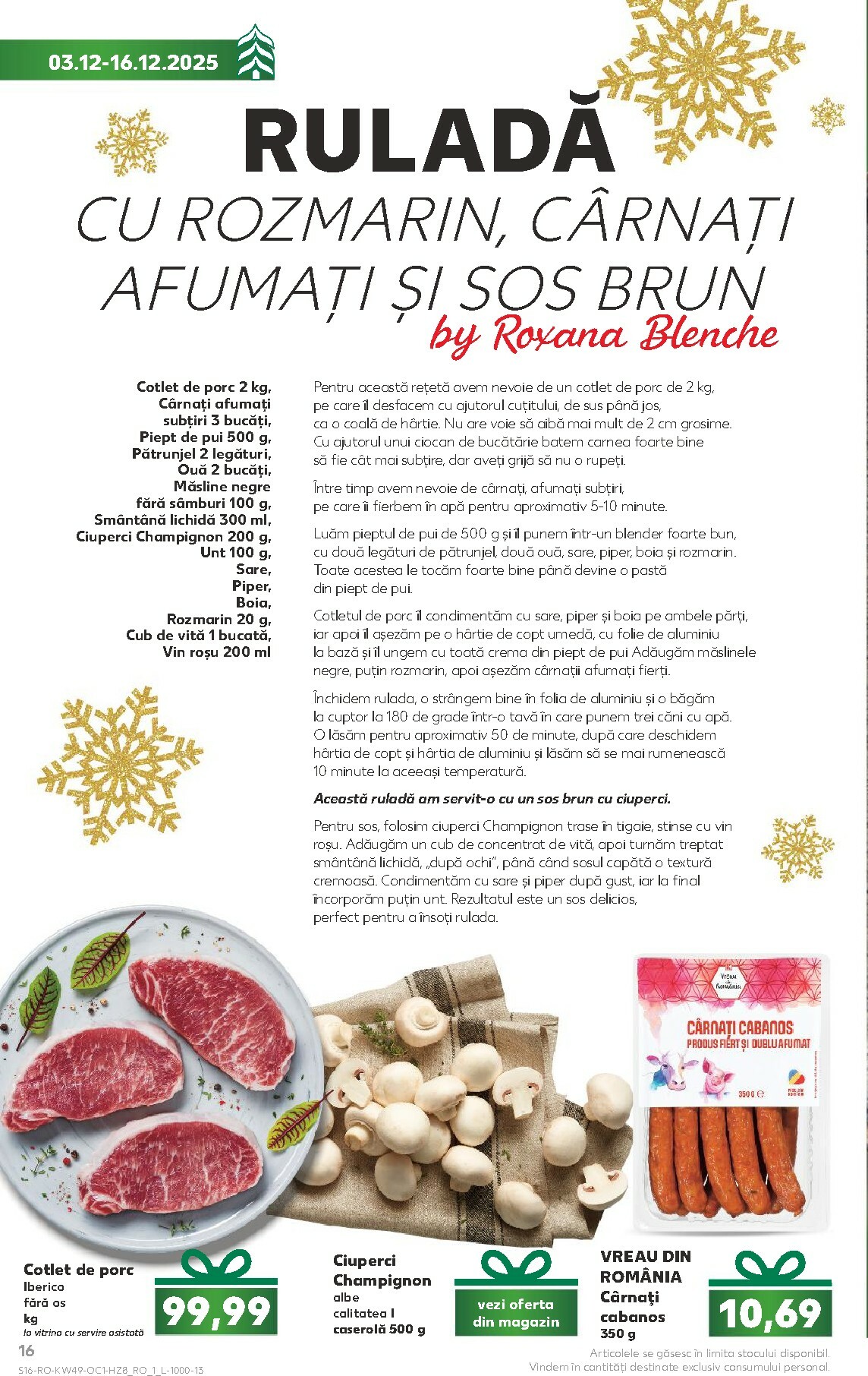 kaufland - Catalog Kaufland - Răsfoiește catalogul de Crăciun online – oferte valabile din 03.12. - page: 16