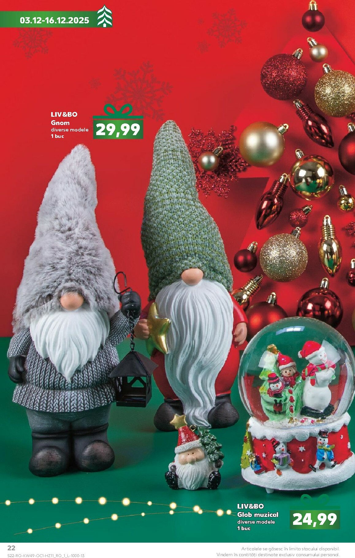 kaufland - Catalog Kaufland - Răsfoiește catalogul de Crăciun online – oferte valabile din 03.12. - page: 22