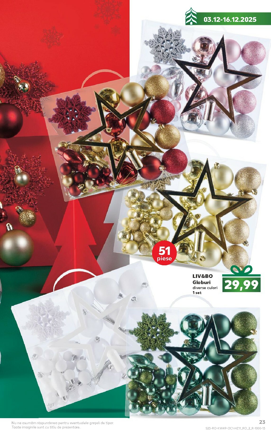 kaufland - Catalog Kaufland - Răsfoiește catalogul de Crăciun online – oferte valabile din 03.12. - page: 23