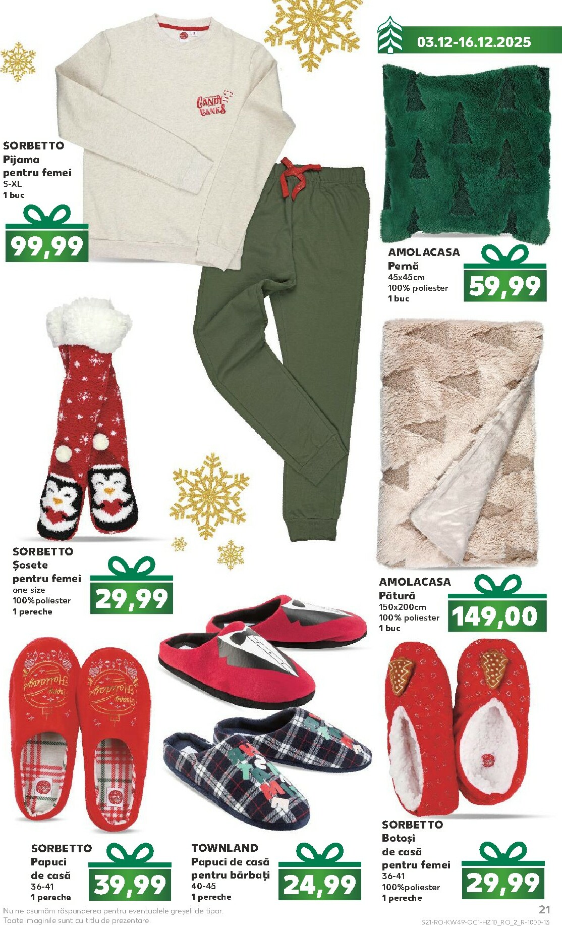 kaufland - Catalog Kaufland - Răsfoiește catalogul de Crăciun online – oferte valabile din 03.12. - page: 21