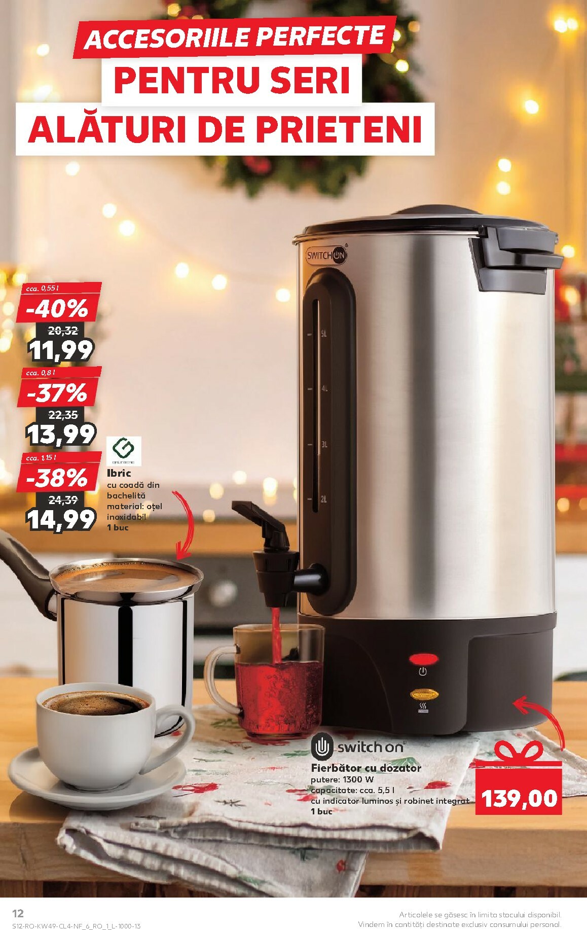 kaufland - Catalog Kaufland - Nonfood online – oferte valabile din 03.12. - page: 12