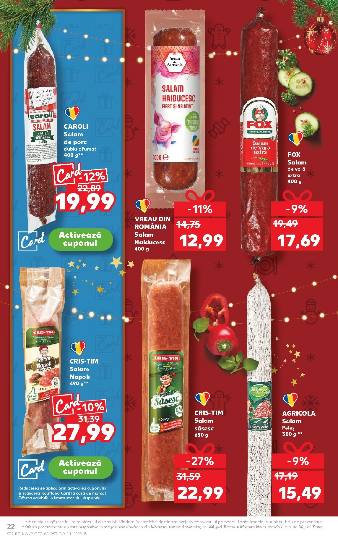 kaufland - Catalog Kaufland online – oferte valabile din 03.12. - page: 22
