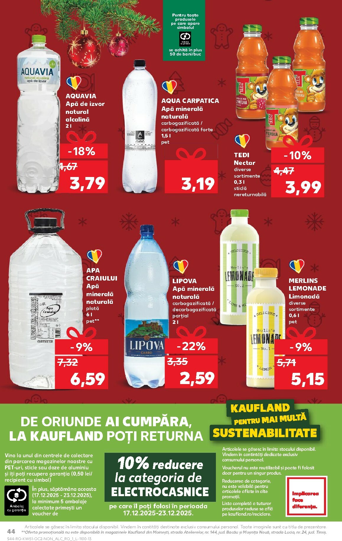 kaufland - Catalog Kaufland online – oferte valabile din 17.12. - page: 44