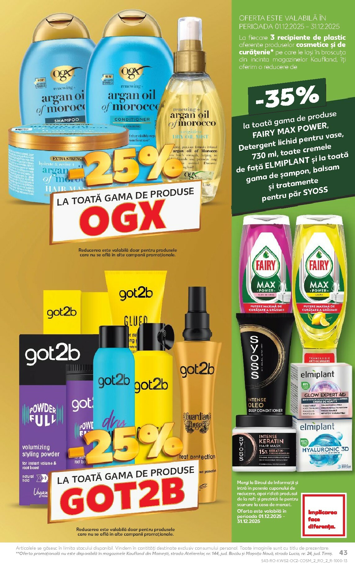 kaufland - Catalog Kaufland online – oferte valabile din 24.12. - page: 43
