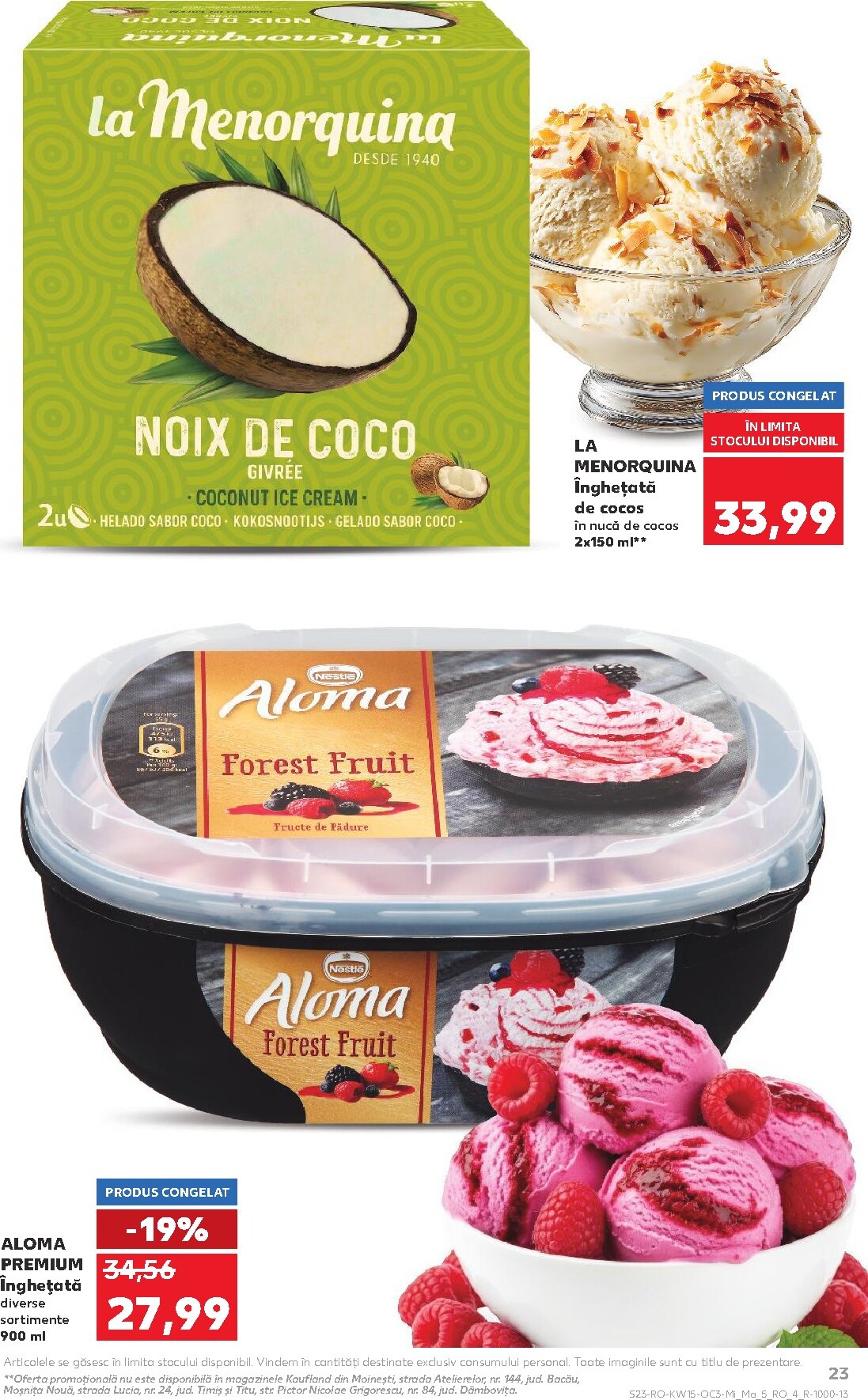 kaufland - Catalog Kaufland - Pastele online – oferte valabile din 08.04.2026 - page: 23