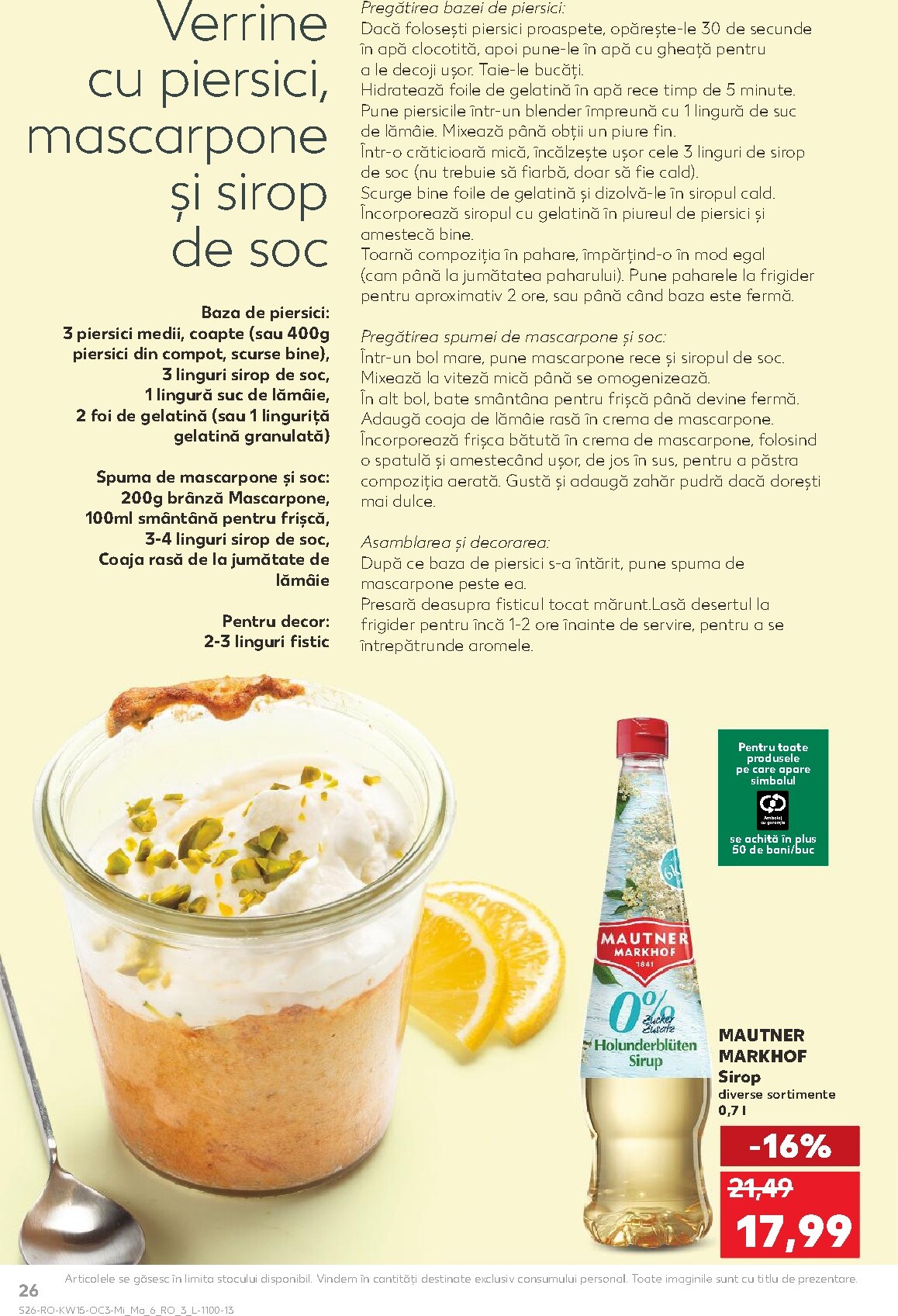 kaufland - Catalog Kaufland - Pastele online – oferte valabile din 08.04.2026 - page: 26