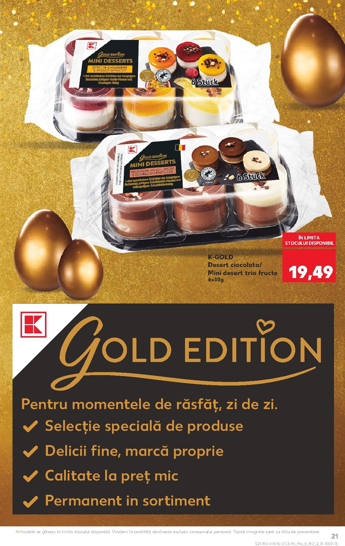 kaufland - Catalog Kaufland - Pastele online – oferte valabile din 08.04.2026 - page: 21